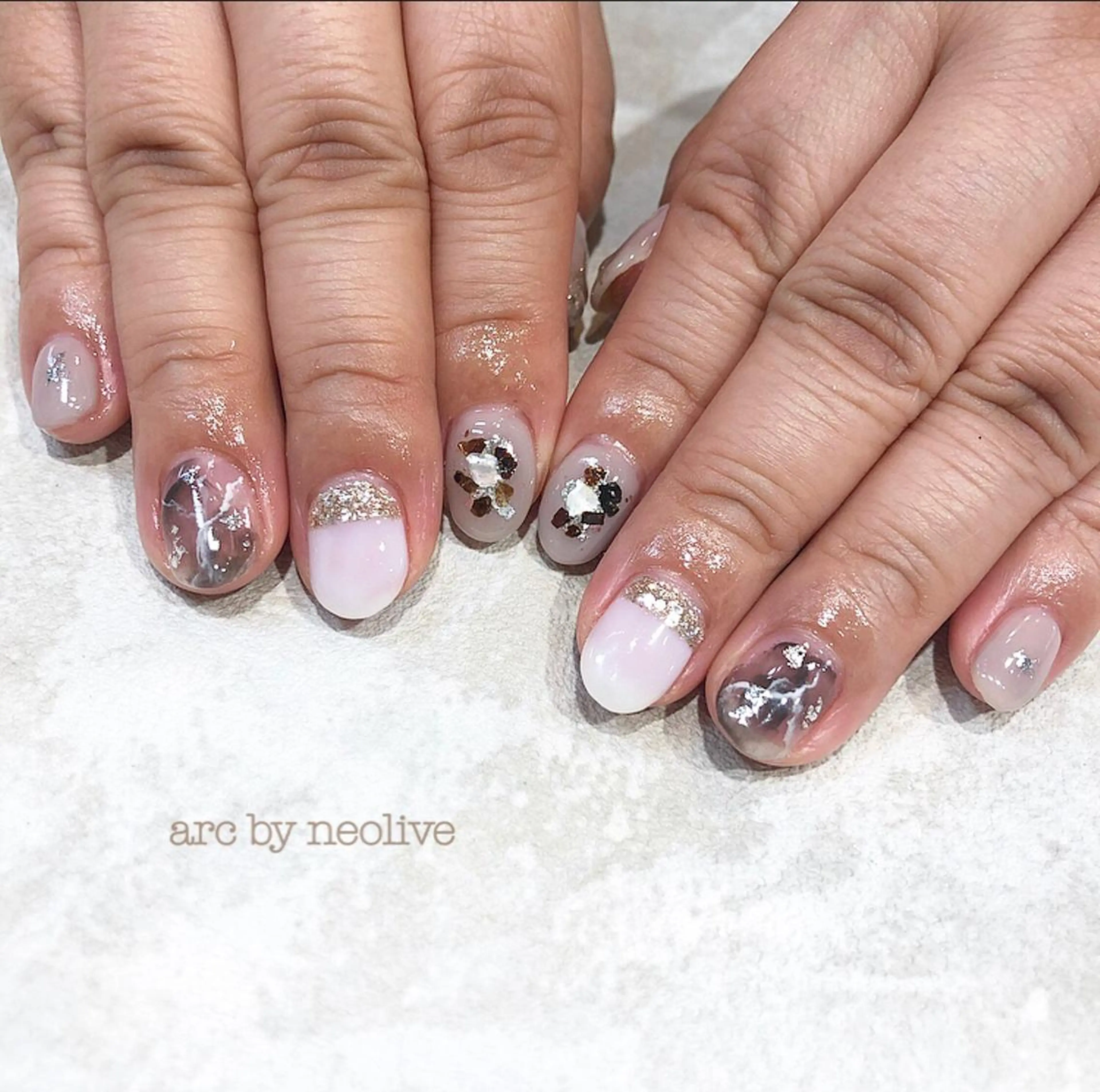 ネイル ニュアンスネイル rina eye&nailのマツエク・マツパデザイン