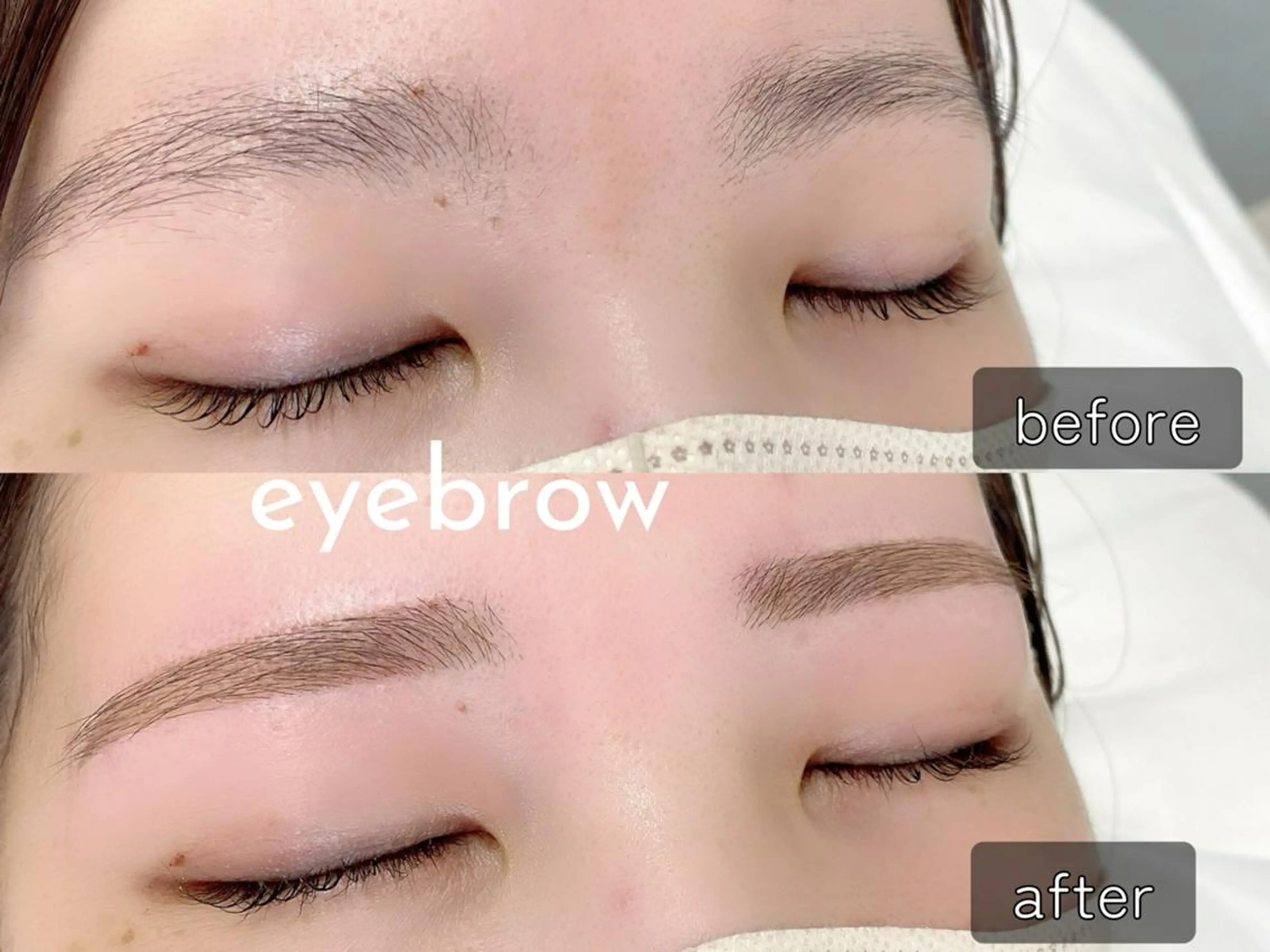 【アイブロウWAXスタイリング】毛量調整（間引き）＋保湿＋メイク仕上げの写真