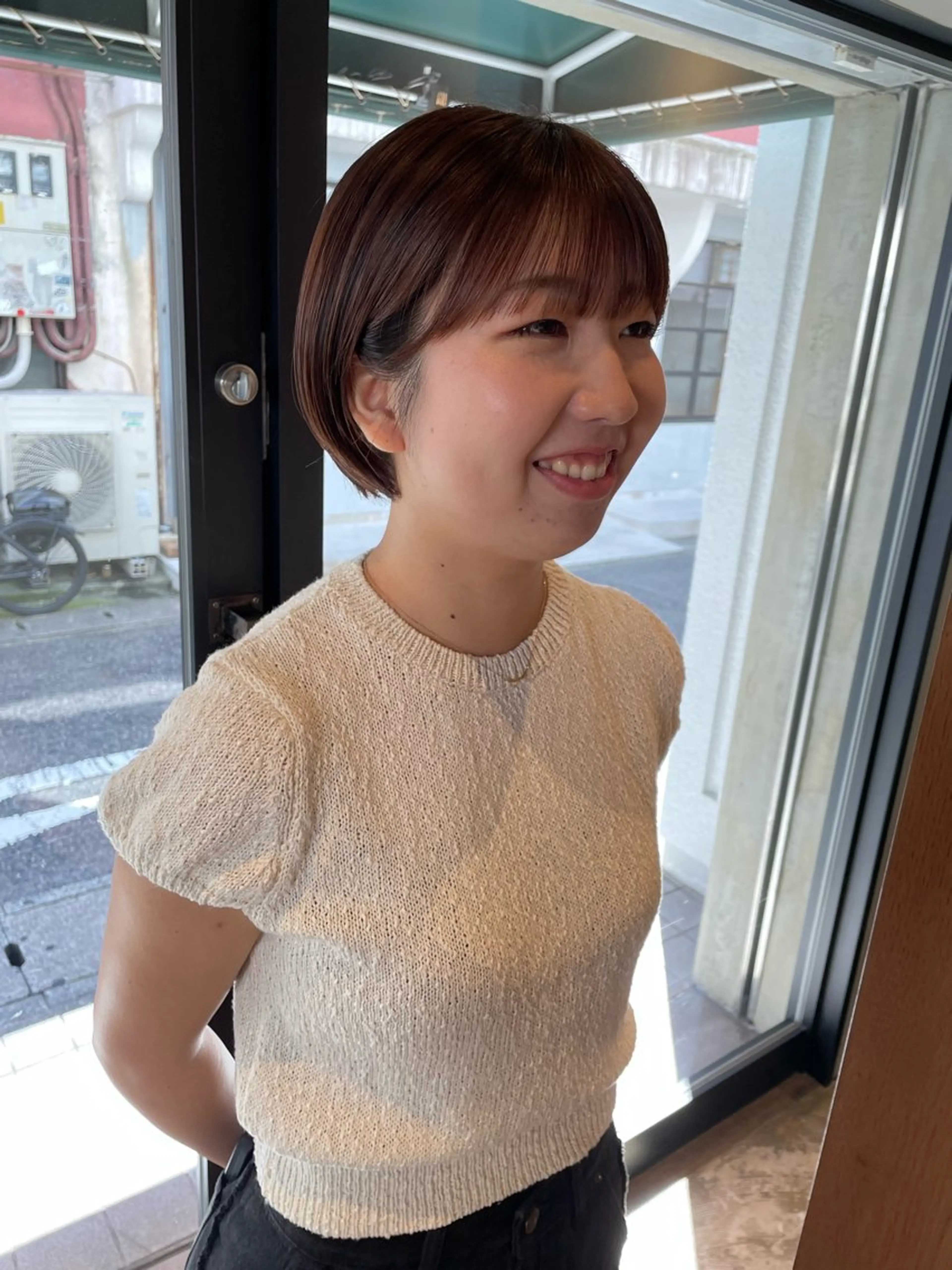 ショート カラー 平地 晃人のヘアスタイル
