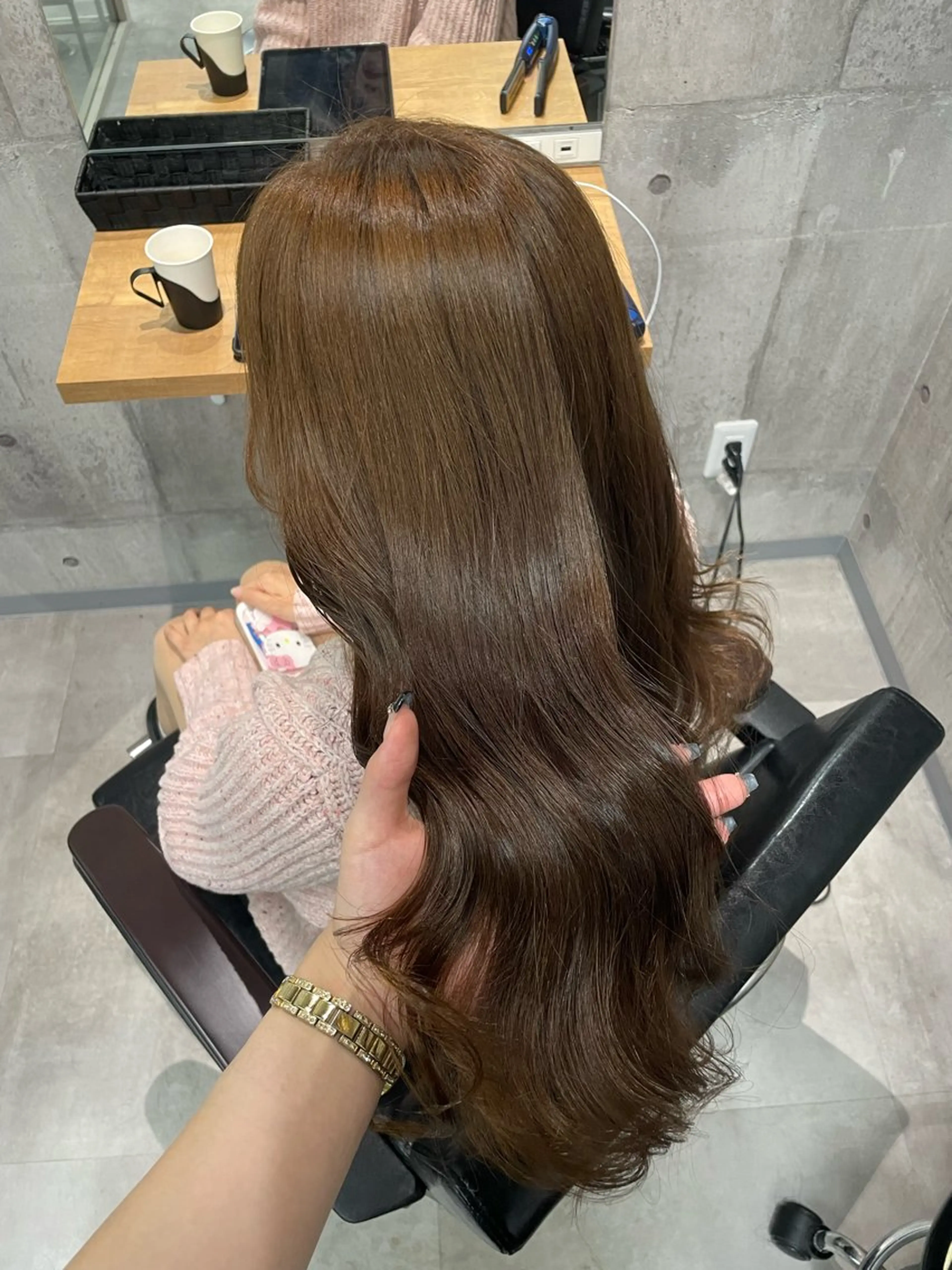 ロング カット ヘアカラー トリートメント ayano /レイヤー/艶カラーのヘアスタイル