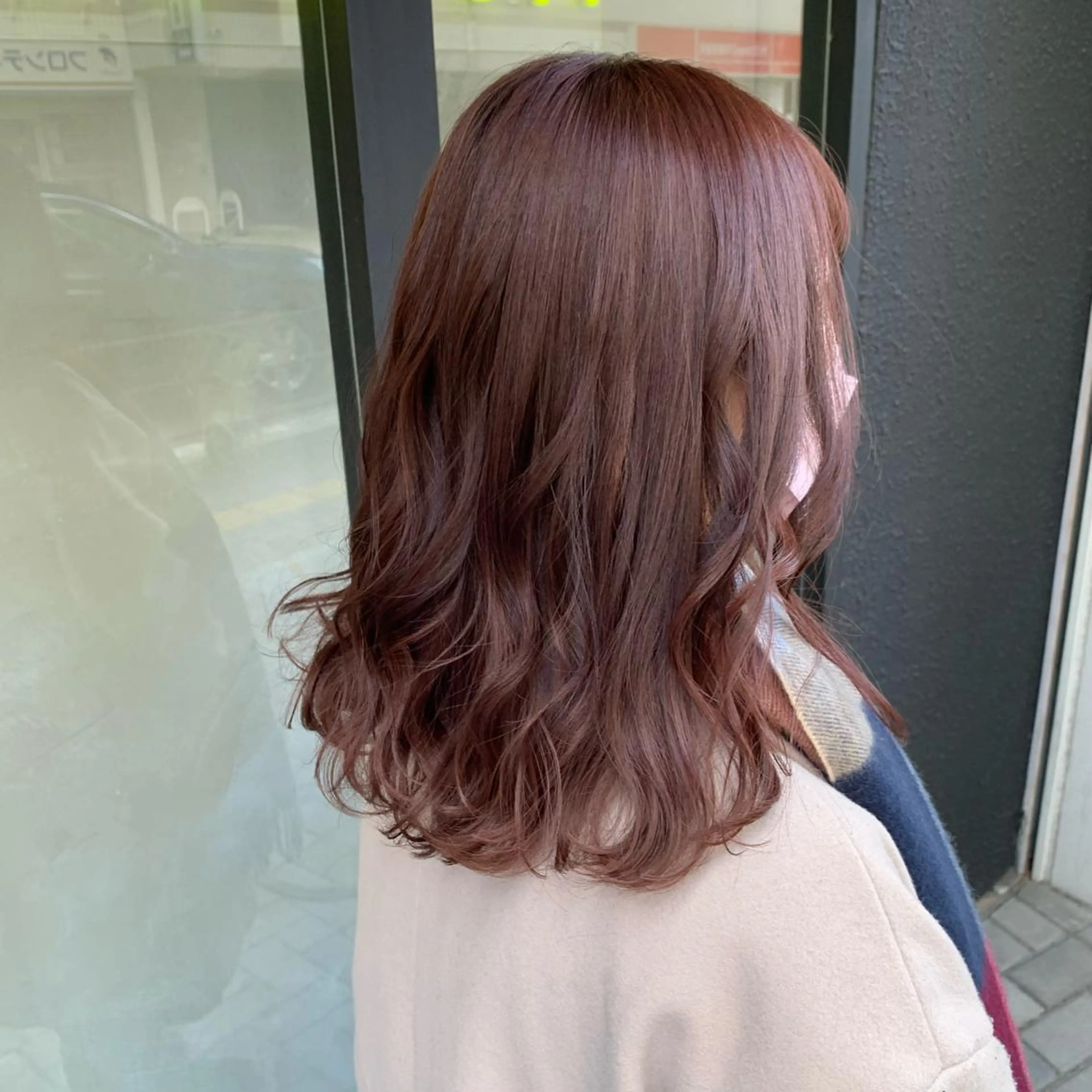 セミロング カラー ヘアカラー トリートメント ﾖｼﾅｶﾞﾏﾕ🦕 透明感カラーのヘアスタイル
