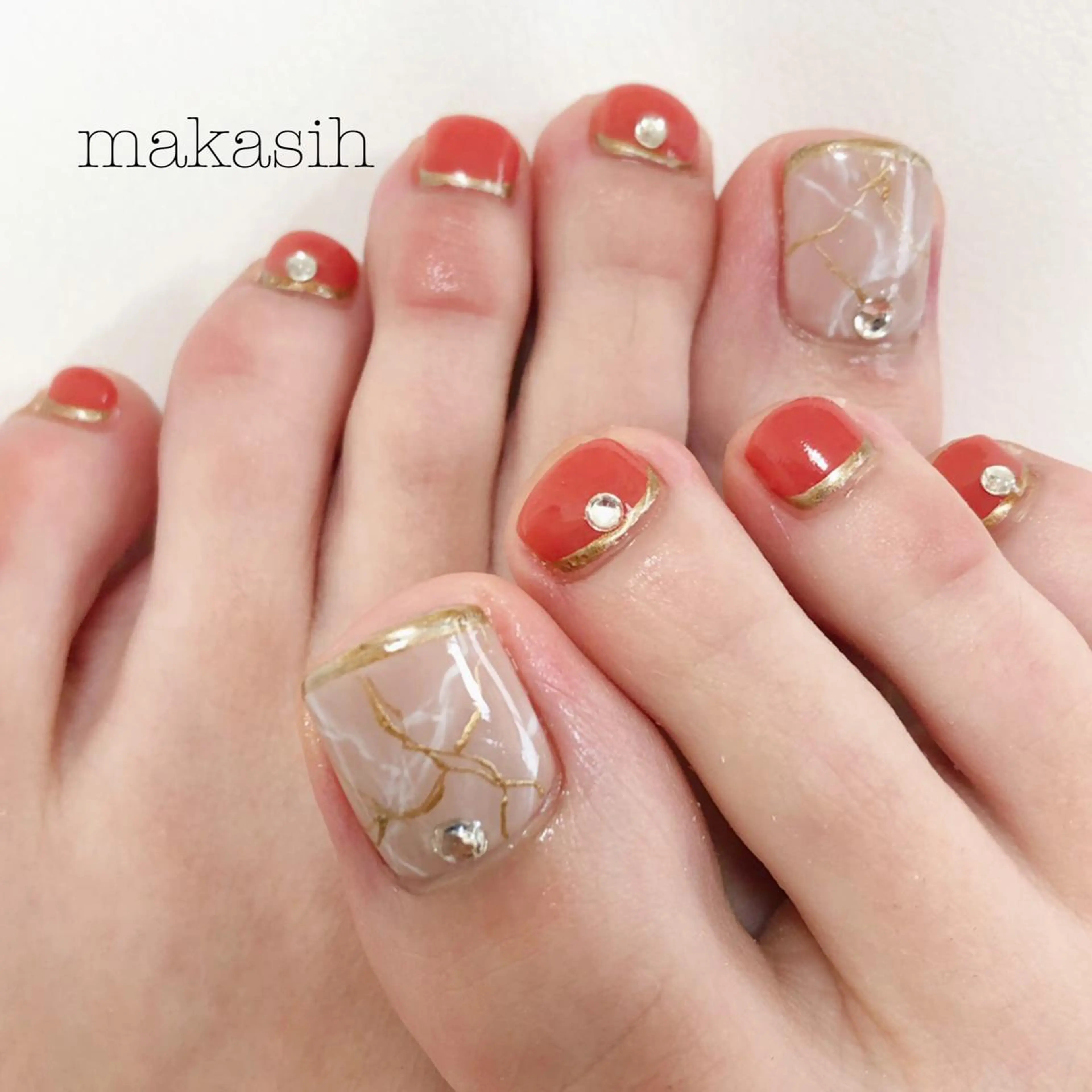 ネイル ニュアンスネイル 山崎 美菜子のネイルデザイン