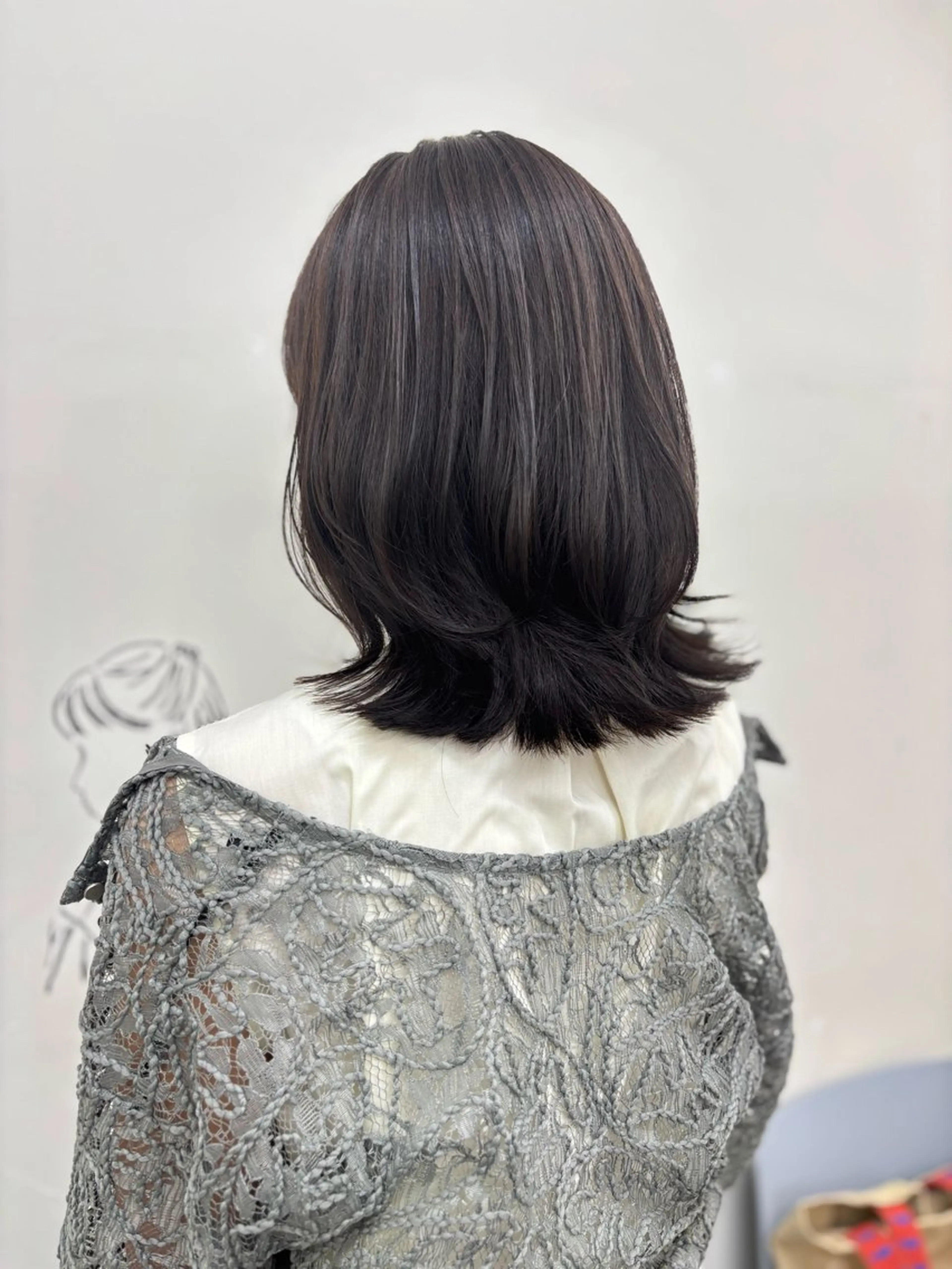 ミディアム カラー カット ヘアカラー トリートメント 似合わせ美髪ヘア✨ 天王寺．阿倍野🌈のヘアスタイル