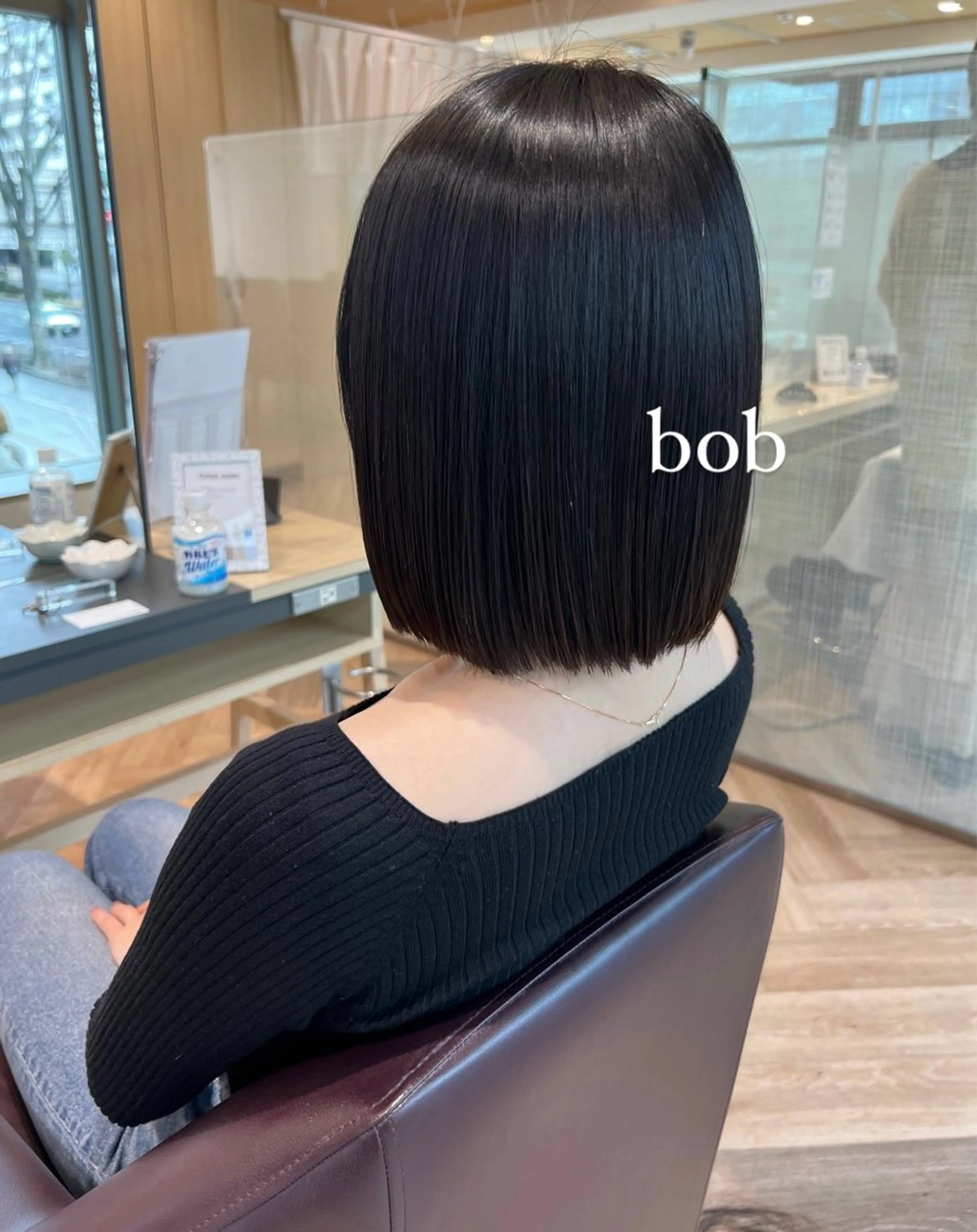 ショート ボブ 外ハネヘア 加納千華 /ボブ/ぱつっとボブのヘアスタイル