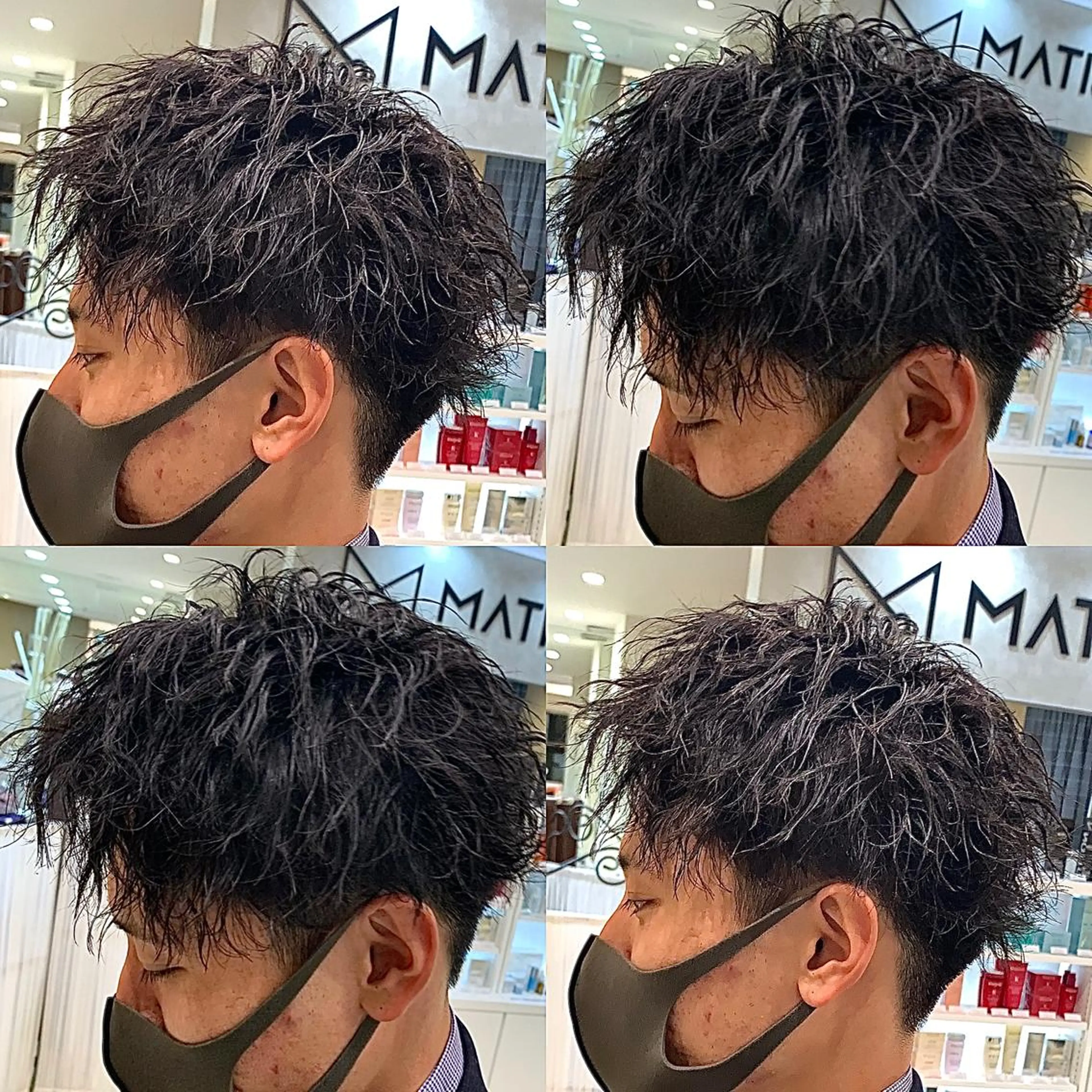 パーマ メンズ マッシュ メンズカット/レイヤ ーカット大名Lay.のヘアスタイル