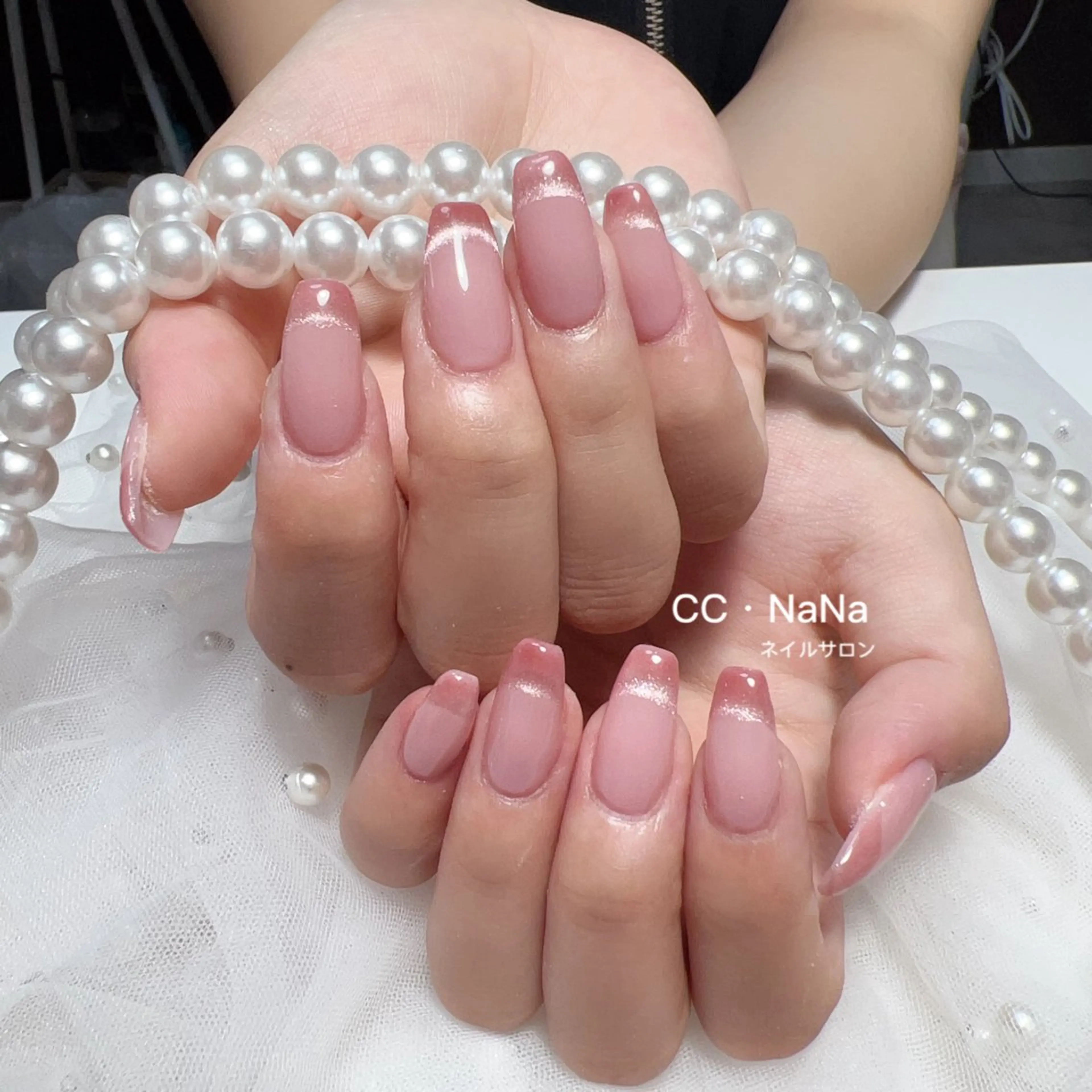 ネイル スカルプネイル ハンドネイル 💎CC・NaNa 韓国風ネイル🌙のネイルデザイン