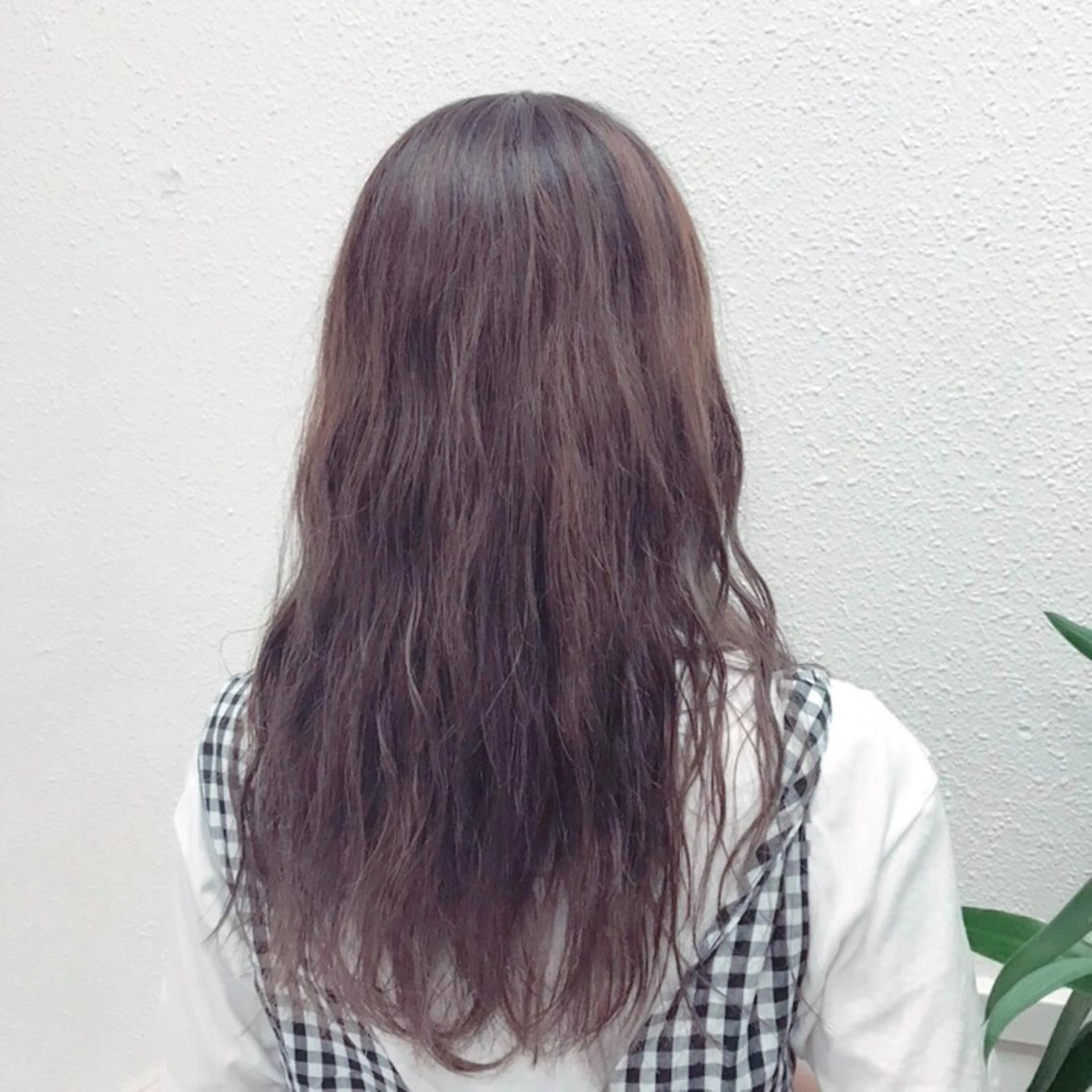 ロング カラー アッシュ ヘアカラー 韓国　縮毛矯正 髪質改善　木村のヘアスタイル