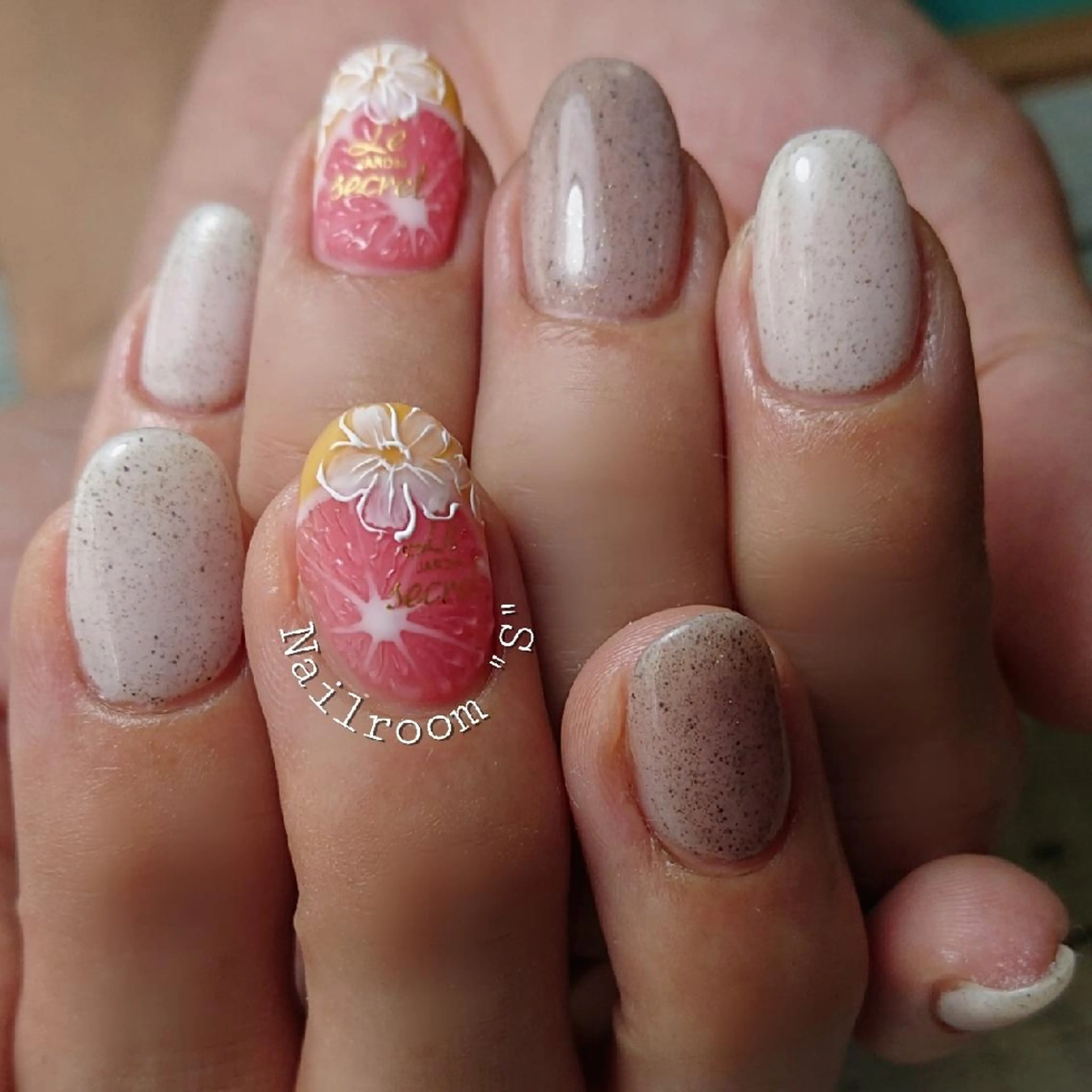 ネイル ピンク ハンドネイル ハンドケア Nail room  "S"  SAKAIのネイルデザイン