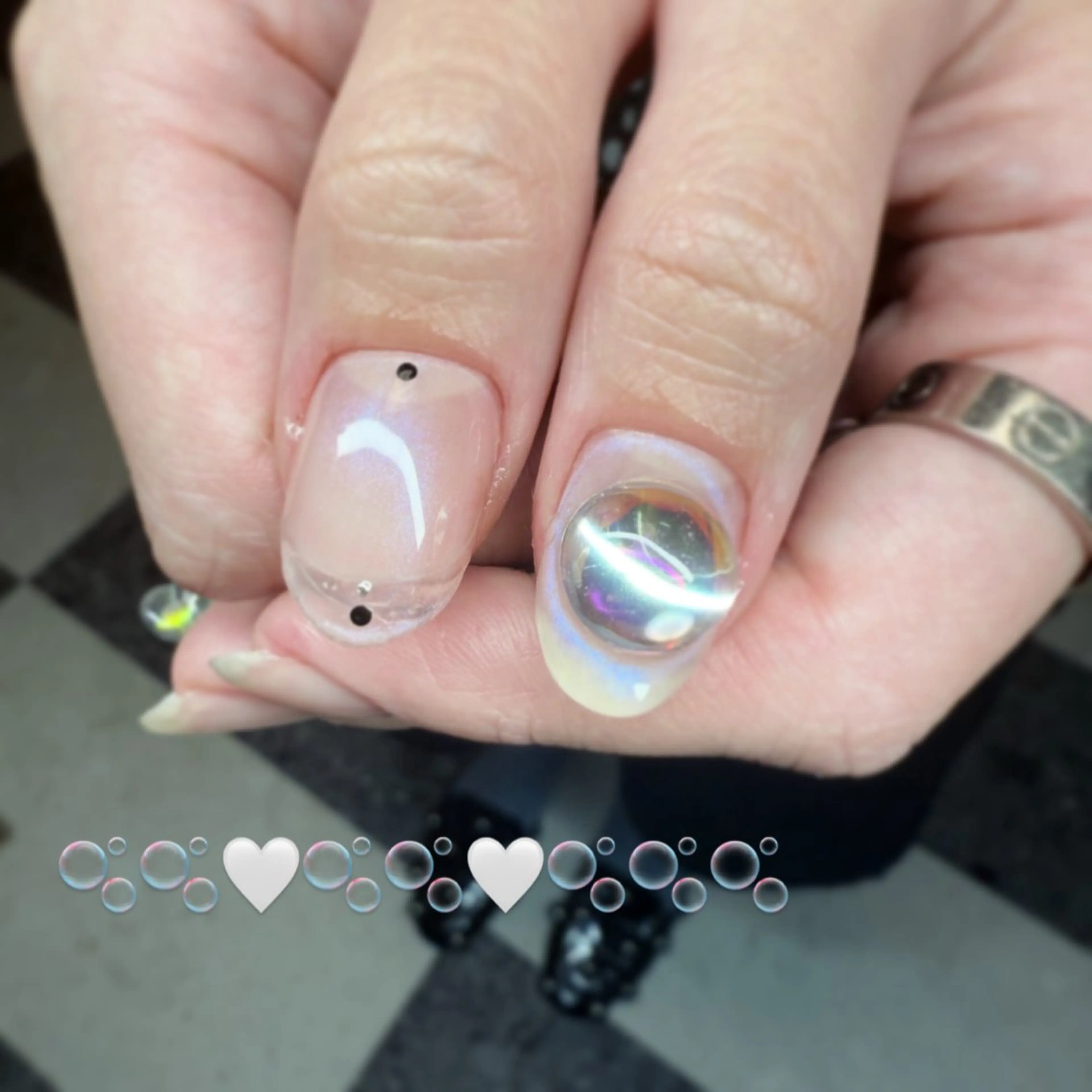 ネイル ニュアンスネイル シンプルネイル ハンドネイル posa nail モエミのネイルデザイン