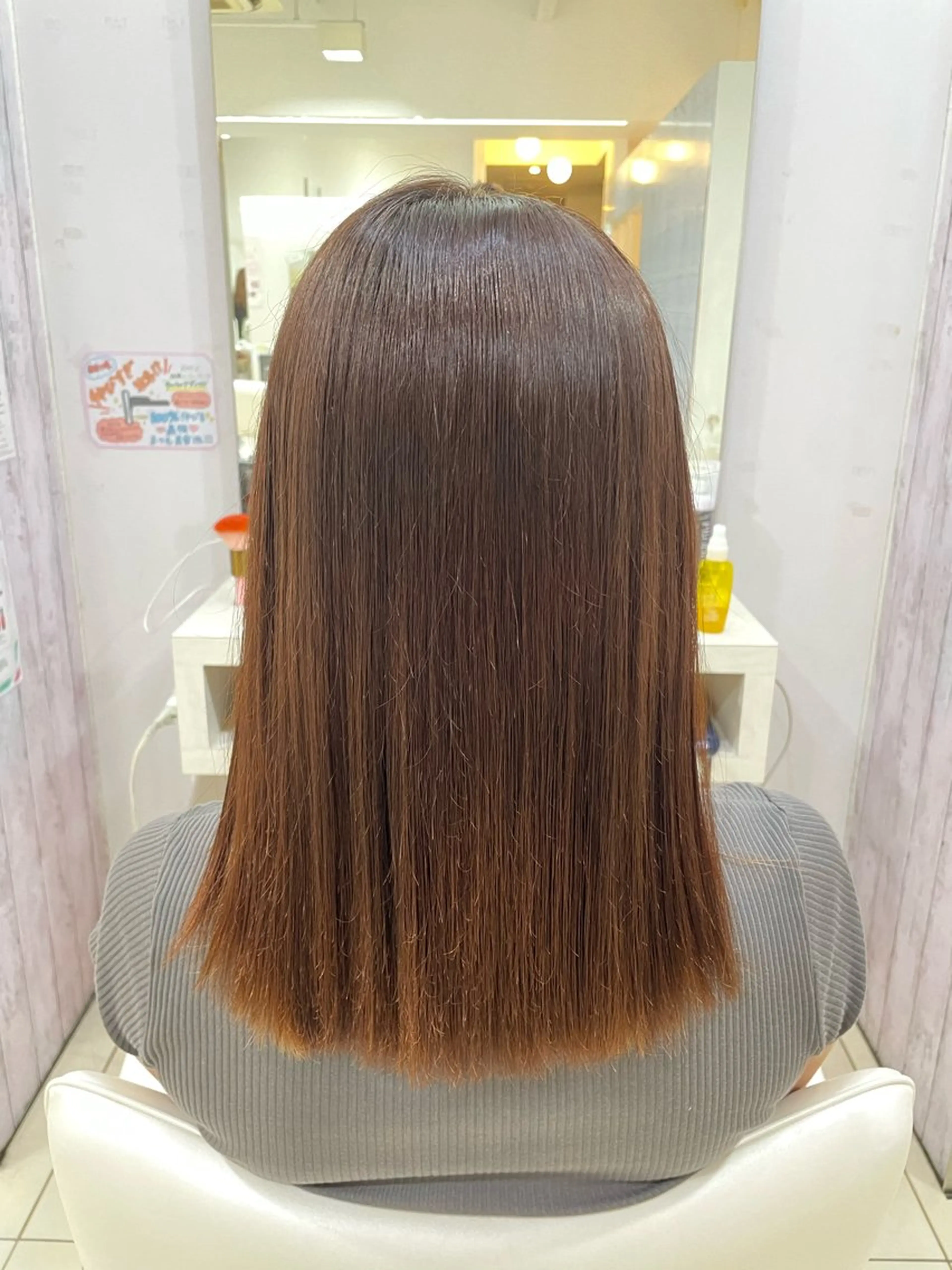 ロング カット 縮毛矯正 トリートメント 艶髪の神様 瀧田嵐士🇰🇷のヘアスタイル
