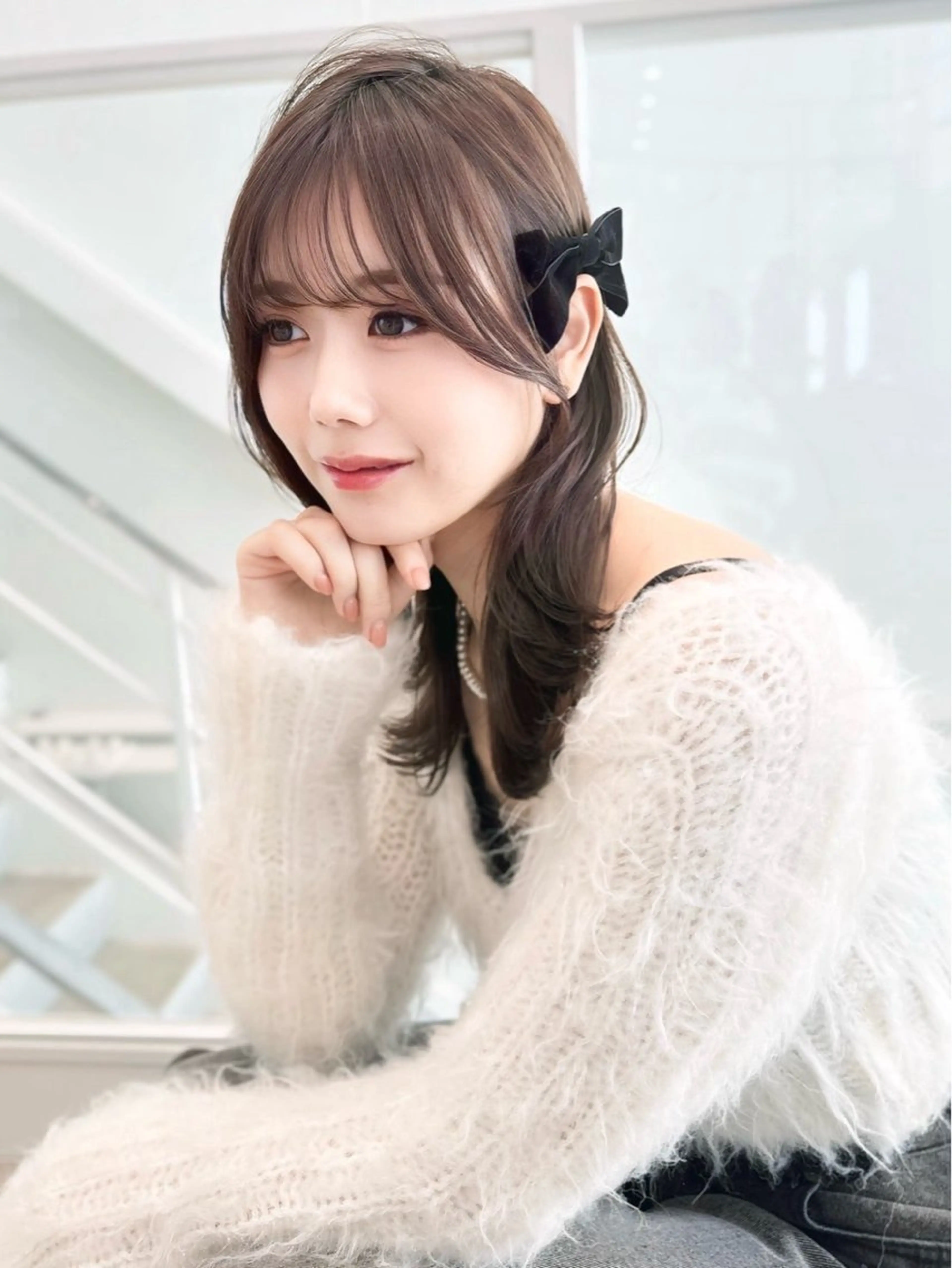セミロング 浅井 琥珀のヘアスタイル