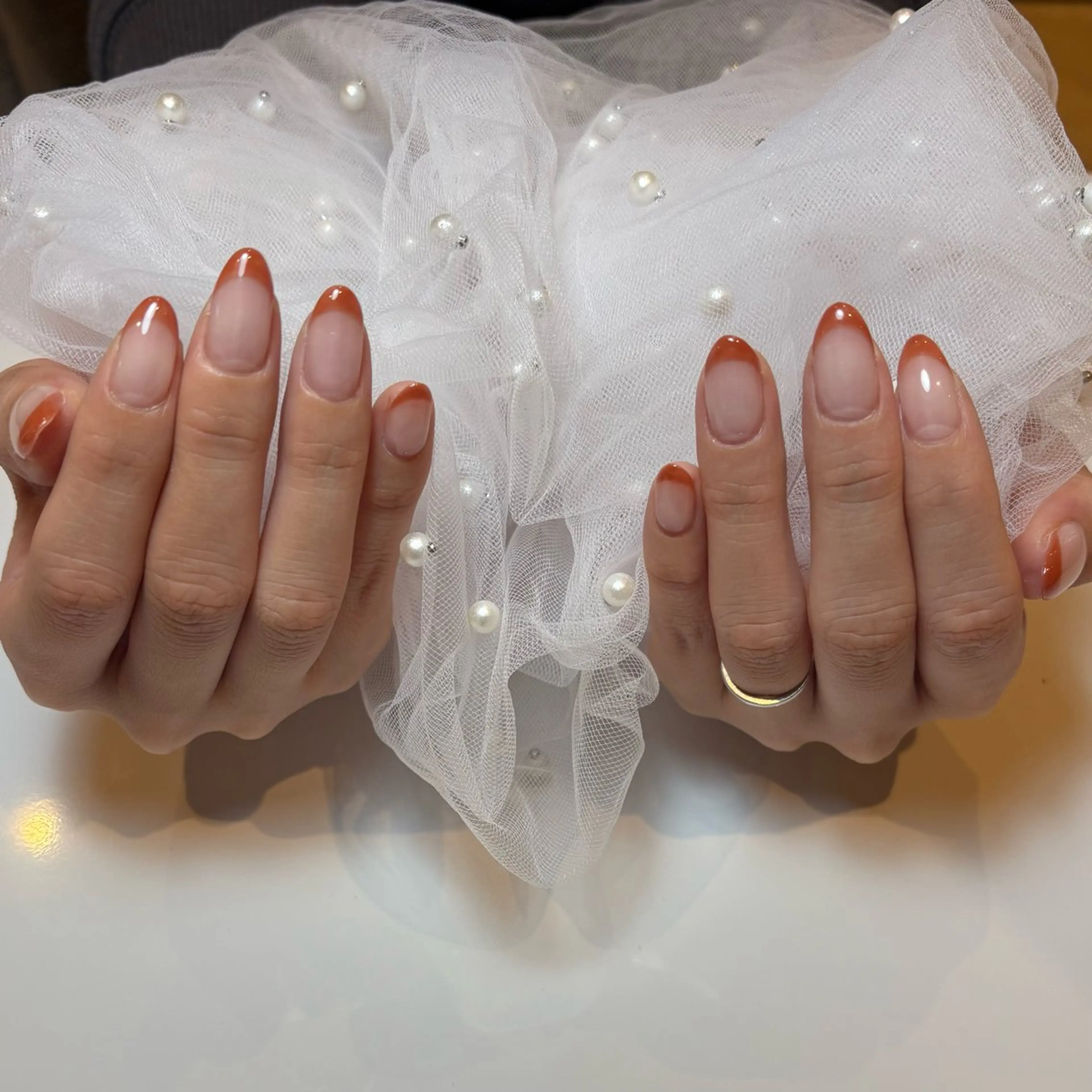 ネイル クリアネイル フレンチネイル Plus 2nd所属・Plus 2nd /miraiのネイルデザイン