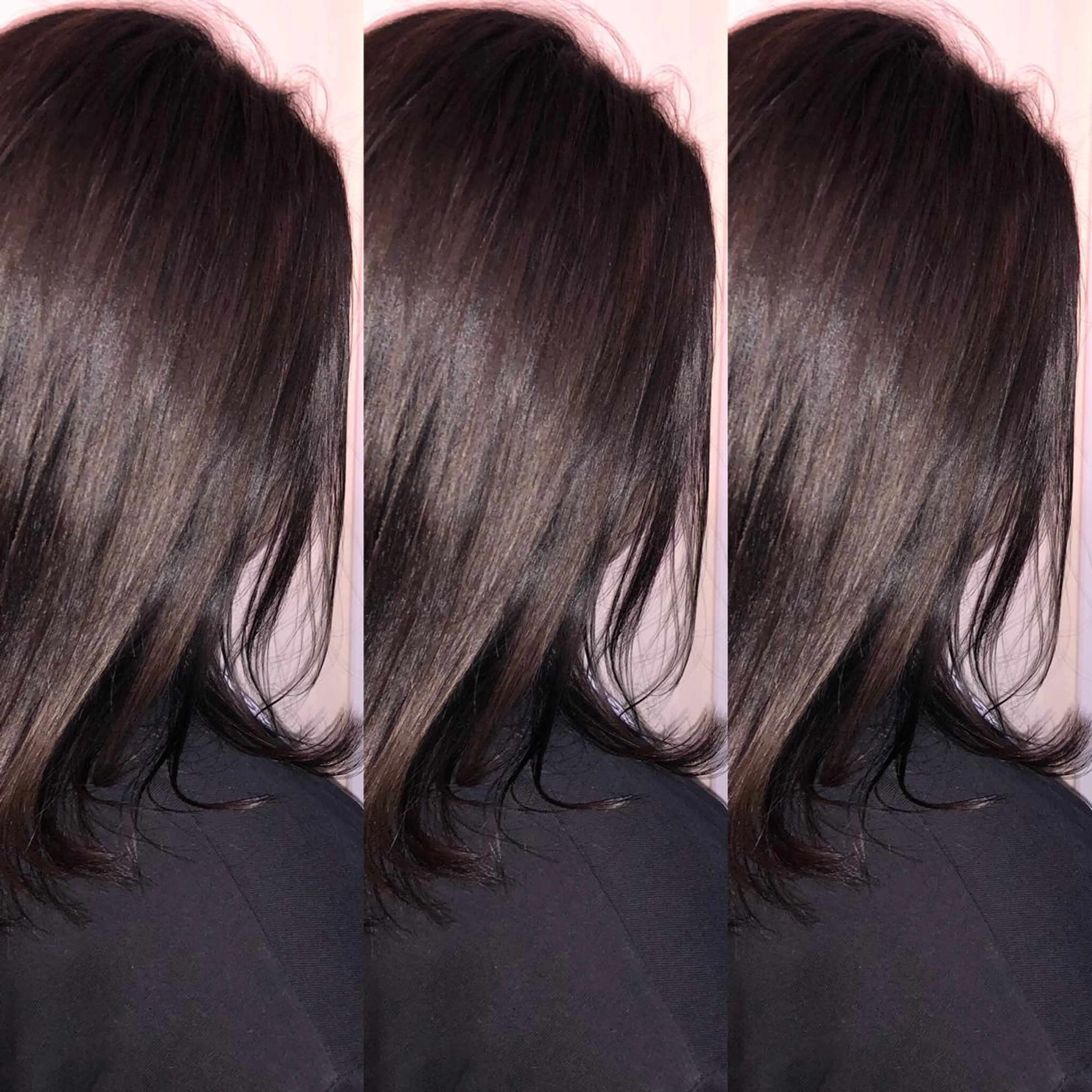 ミディアム カット ヘアカラー トリートメント ＨＩ ROのヘアスタイル
