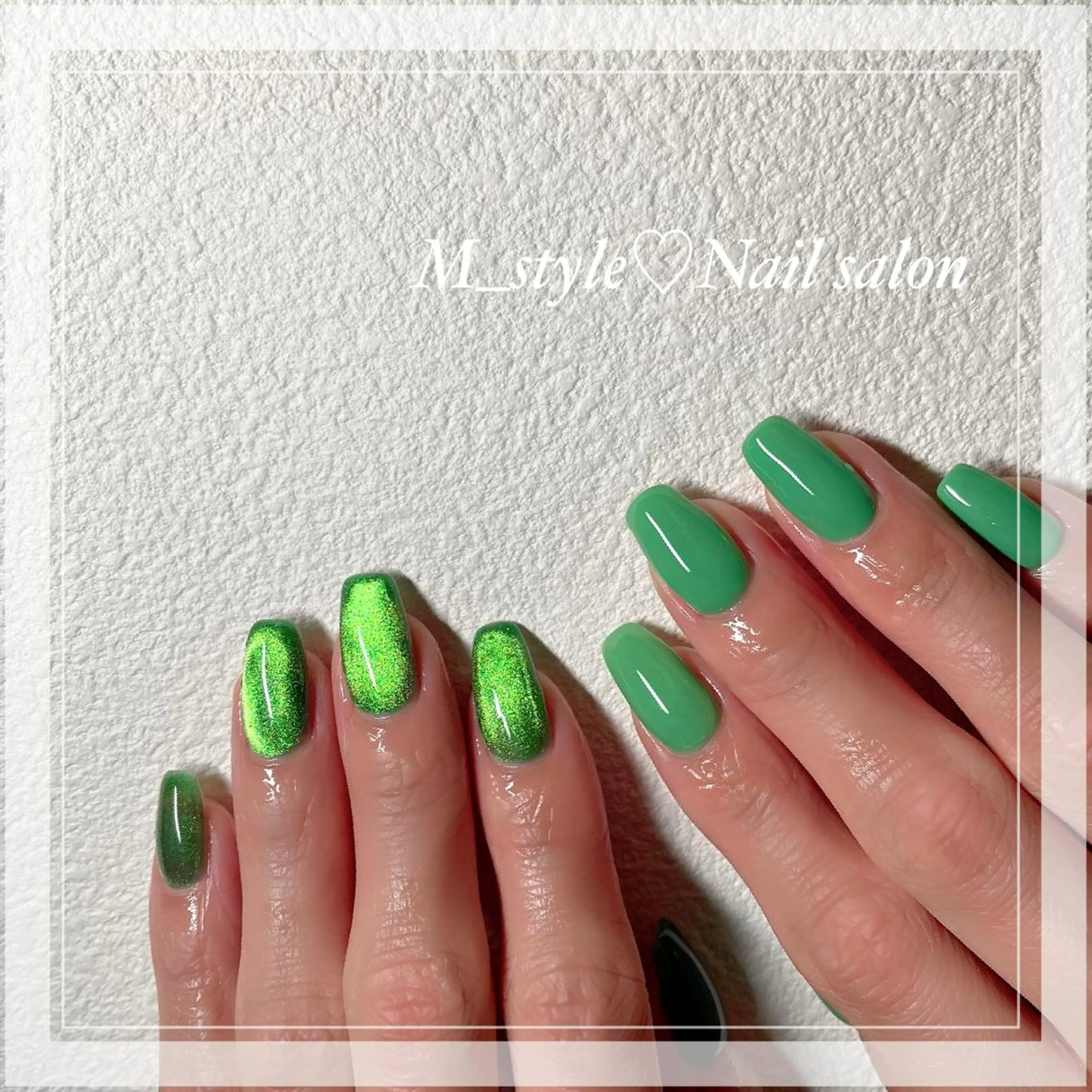 ミディアム ネイル 下妻市ﾈｲﾙｻﾛﾝ M_styleのネイルデザイン