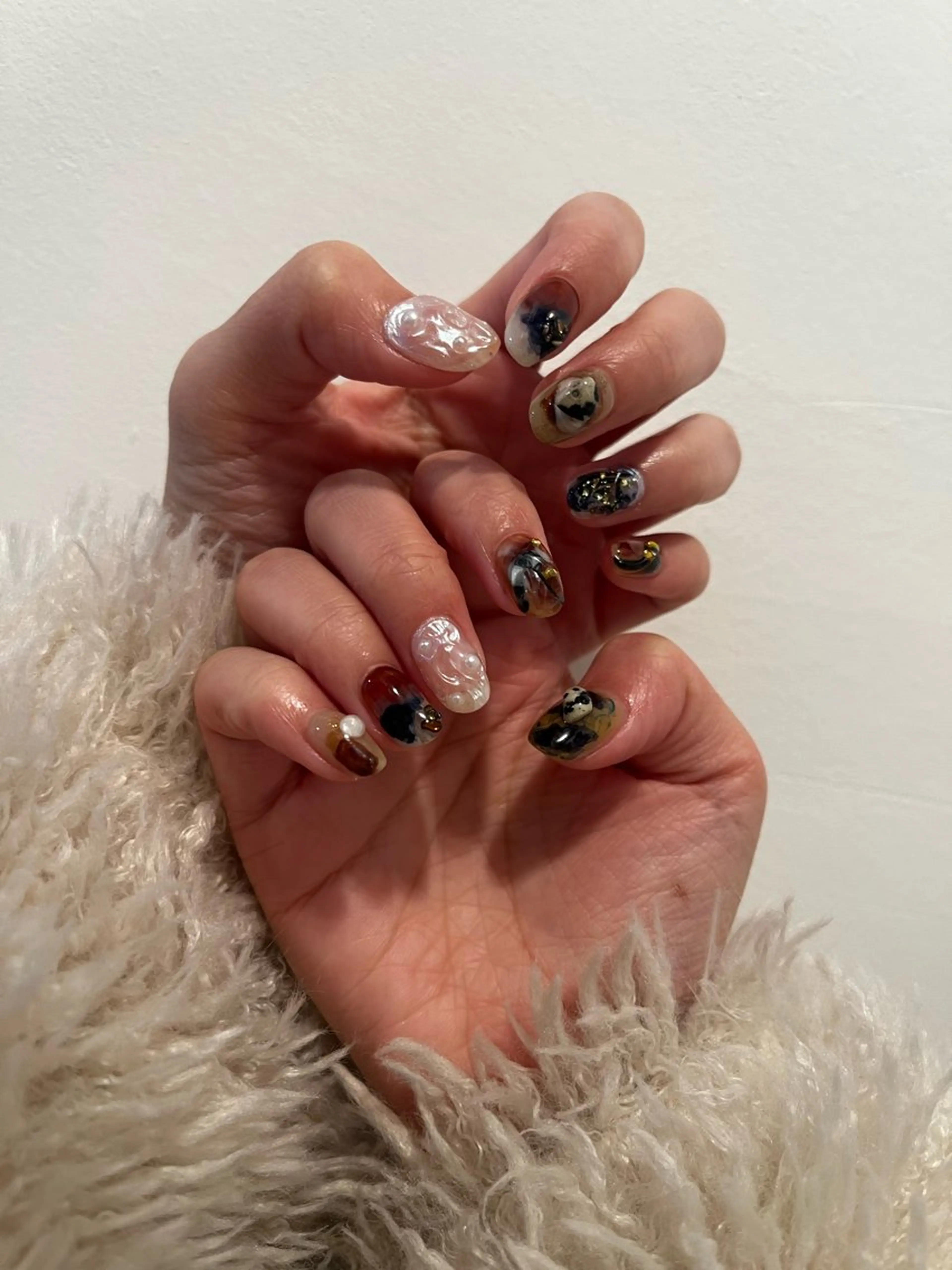 ネイル 文 /個性派ネイルのネイルデザイン