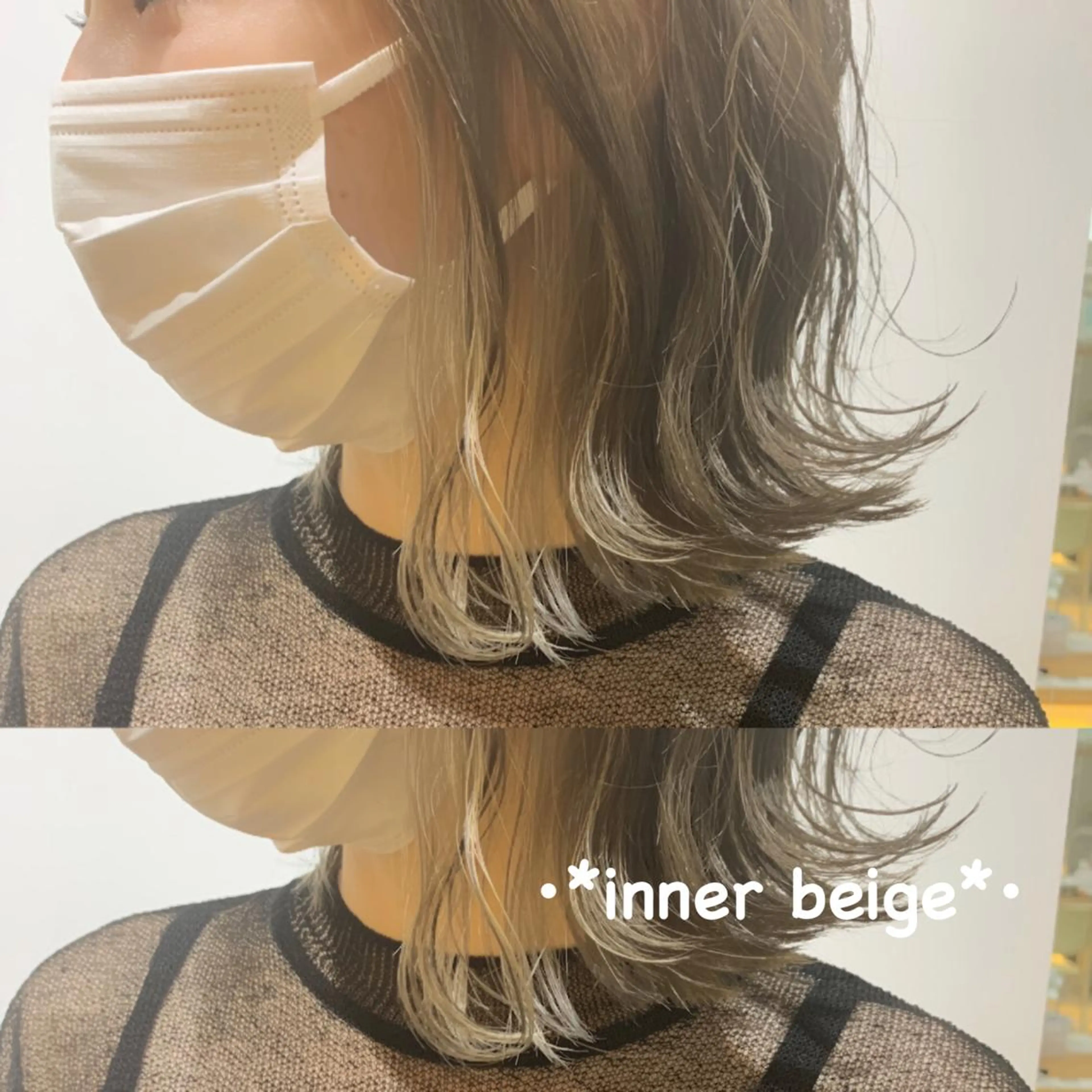 ミディアム ヘアカラー トリートメント Jewel Box所属・髪質改善ストレート 特化⭐️杉本奈稀沙のヘアスタイル