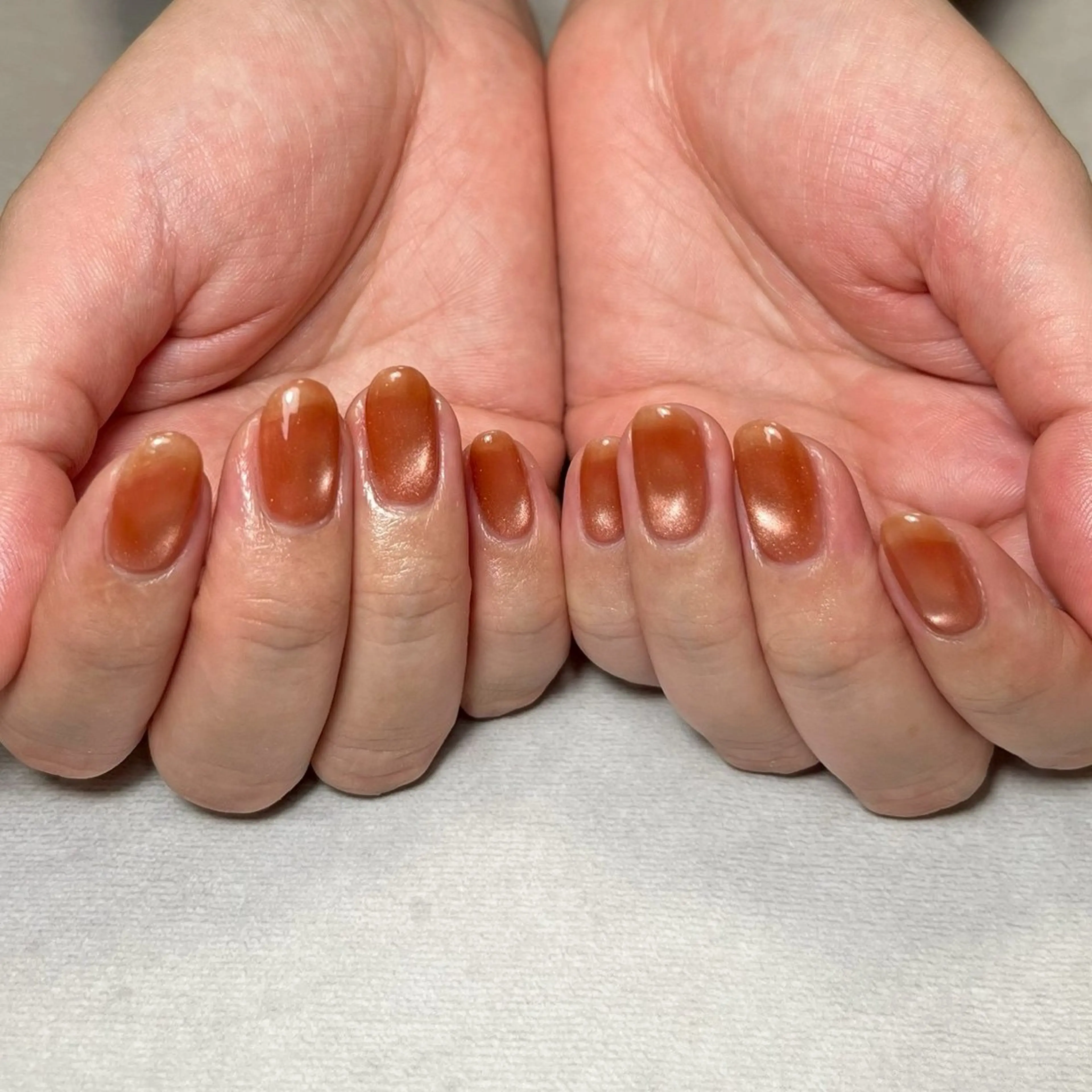 《練習モデル》オフ無しワンカラー（フラッシュ&マグネット込み）🐚🤍の写真