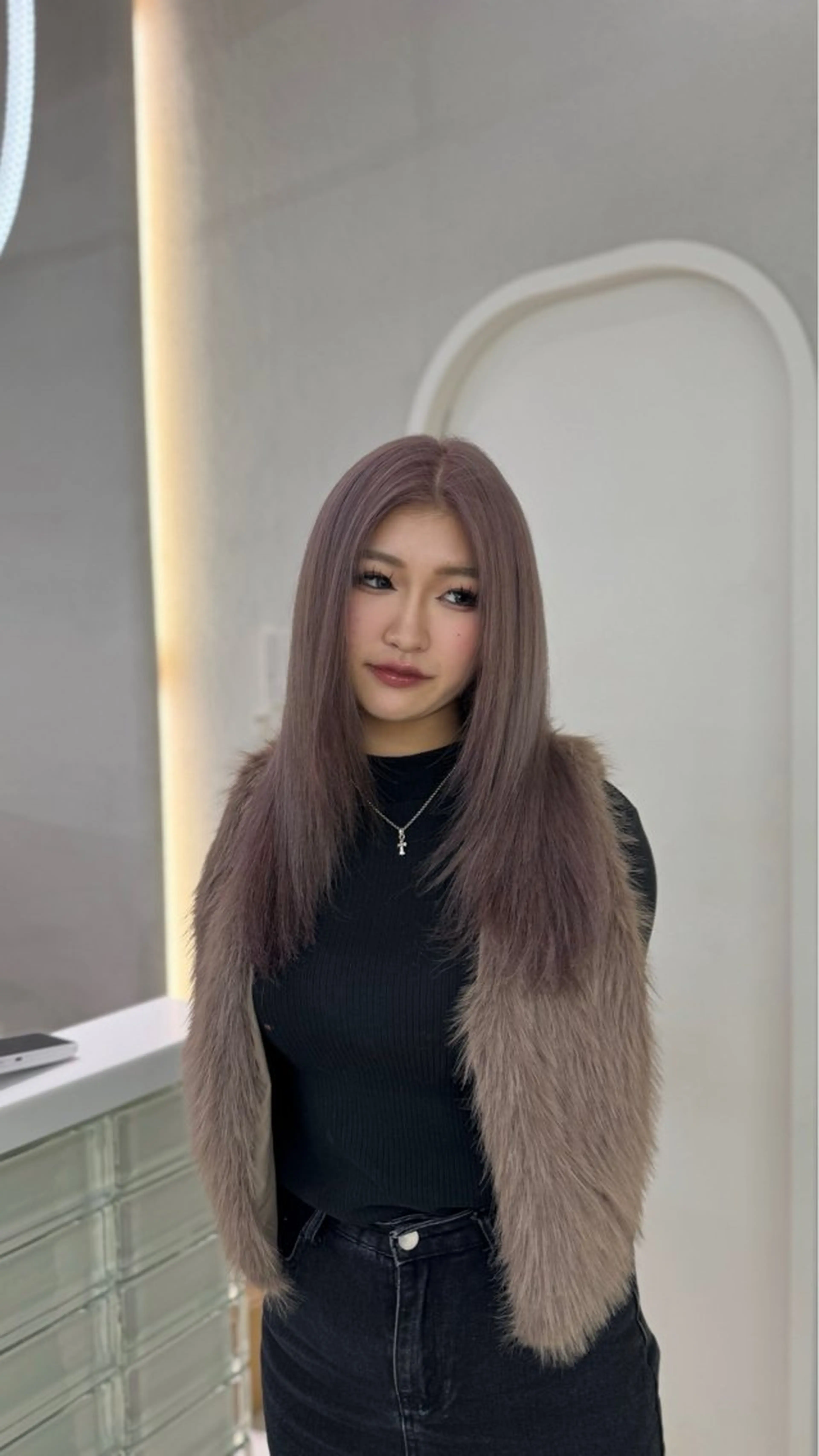 カラー ヘアカラー ANN GAGAのヘアスタイル