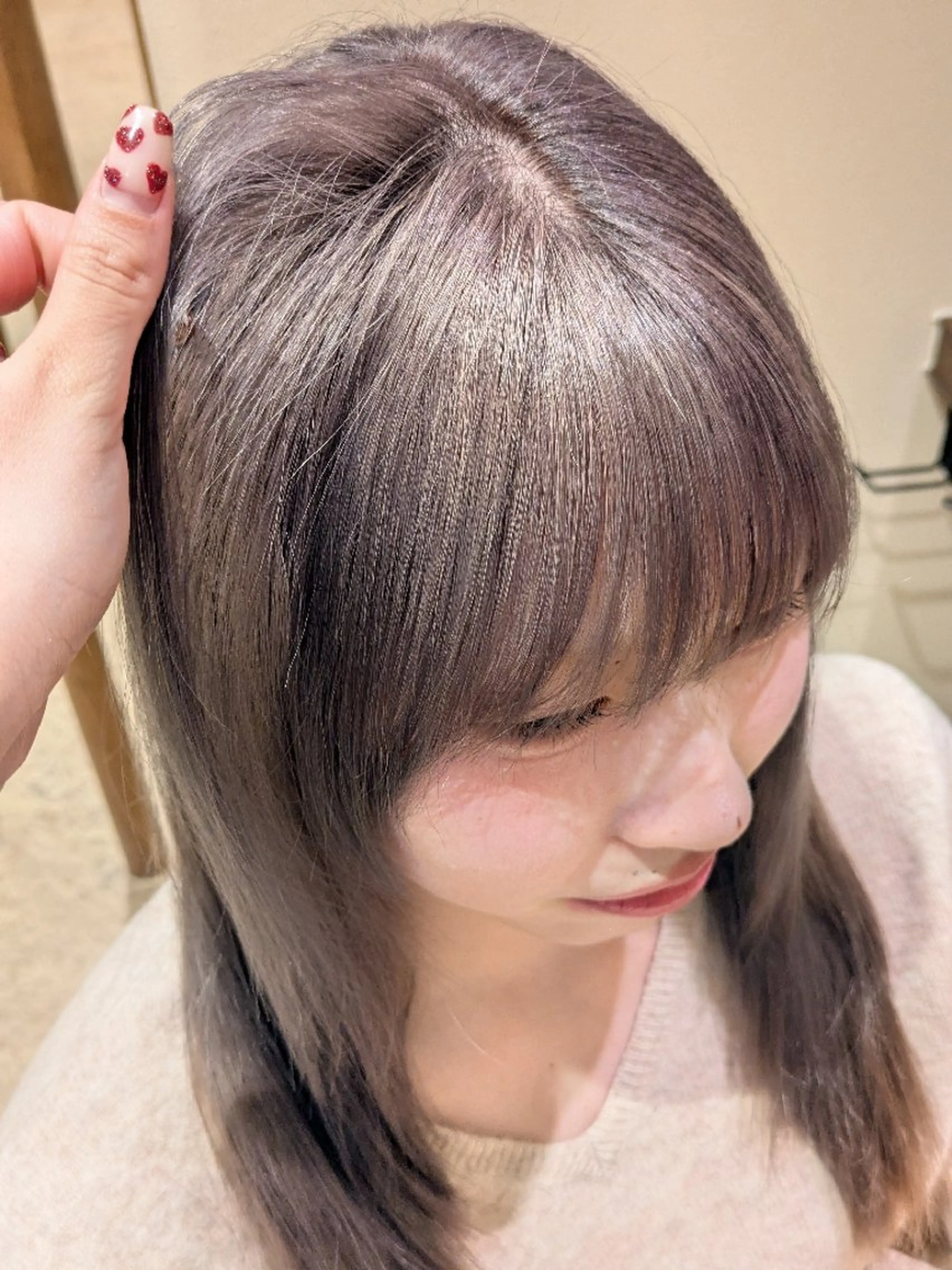 ミディアム ヘアカラー Chacolle perch 北千住店所属・瑞慶覧 翔のヘアスタイル