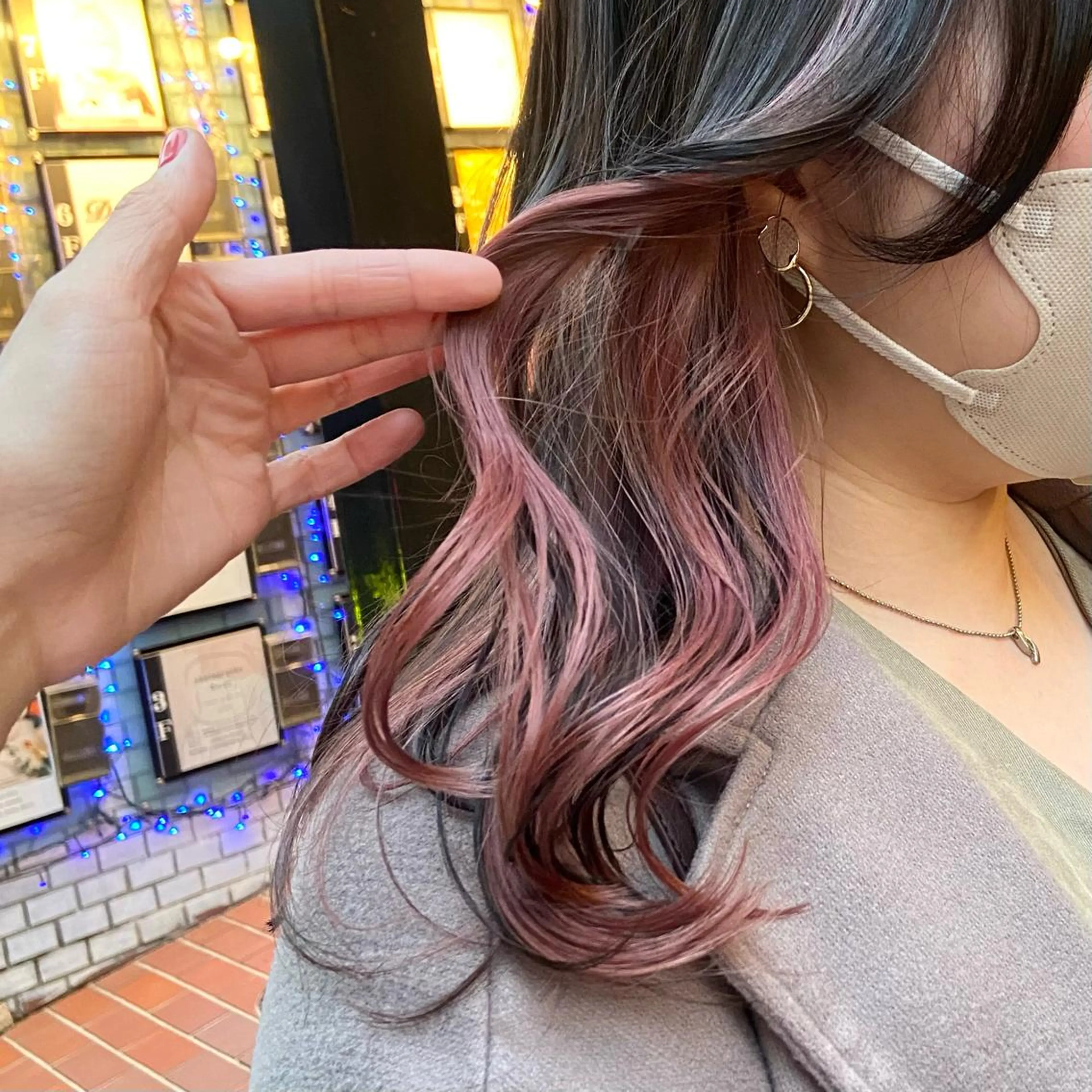 ロング カラー ベージュカラー ブリーチ ケアブリーチ 透明感カラー ダブルカラー mai 🥀 パーマモデル募集🌀のヘアスタイル