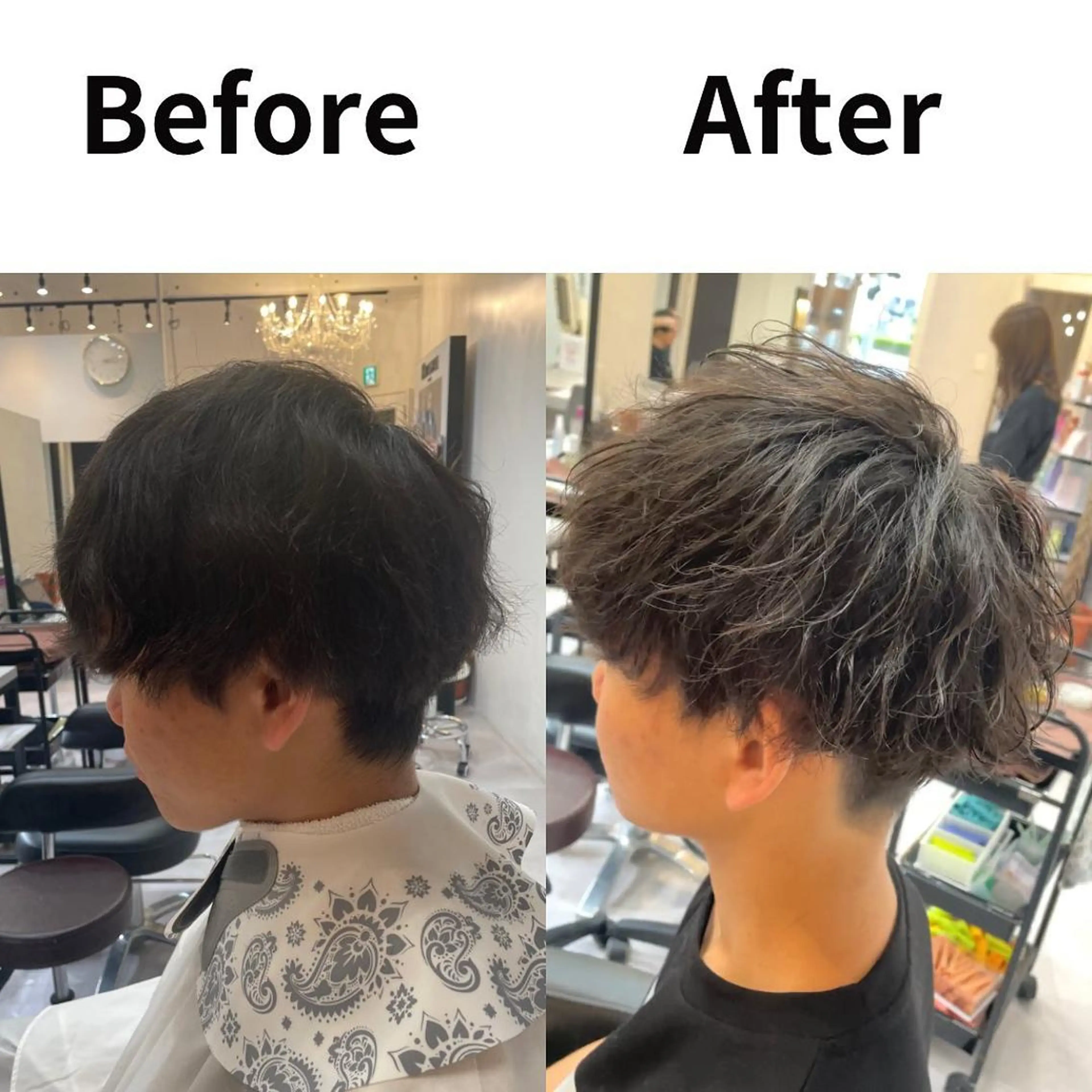 ショート 髪質改善× ハイライト溝江のヘアスタイル