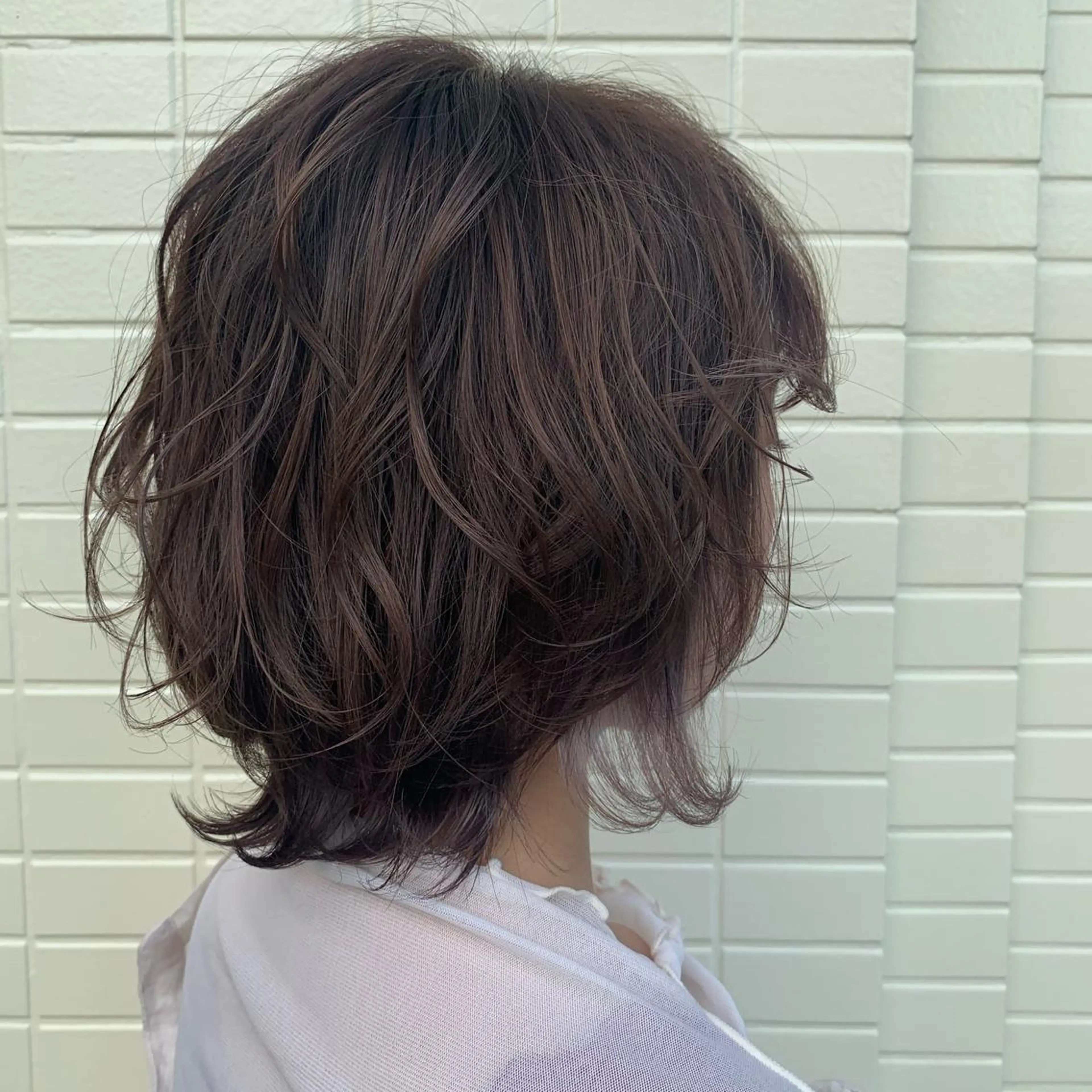 ショート カラー ヘアカラー トリートメント ウスイ ハルカのヘアスタイル