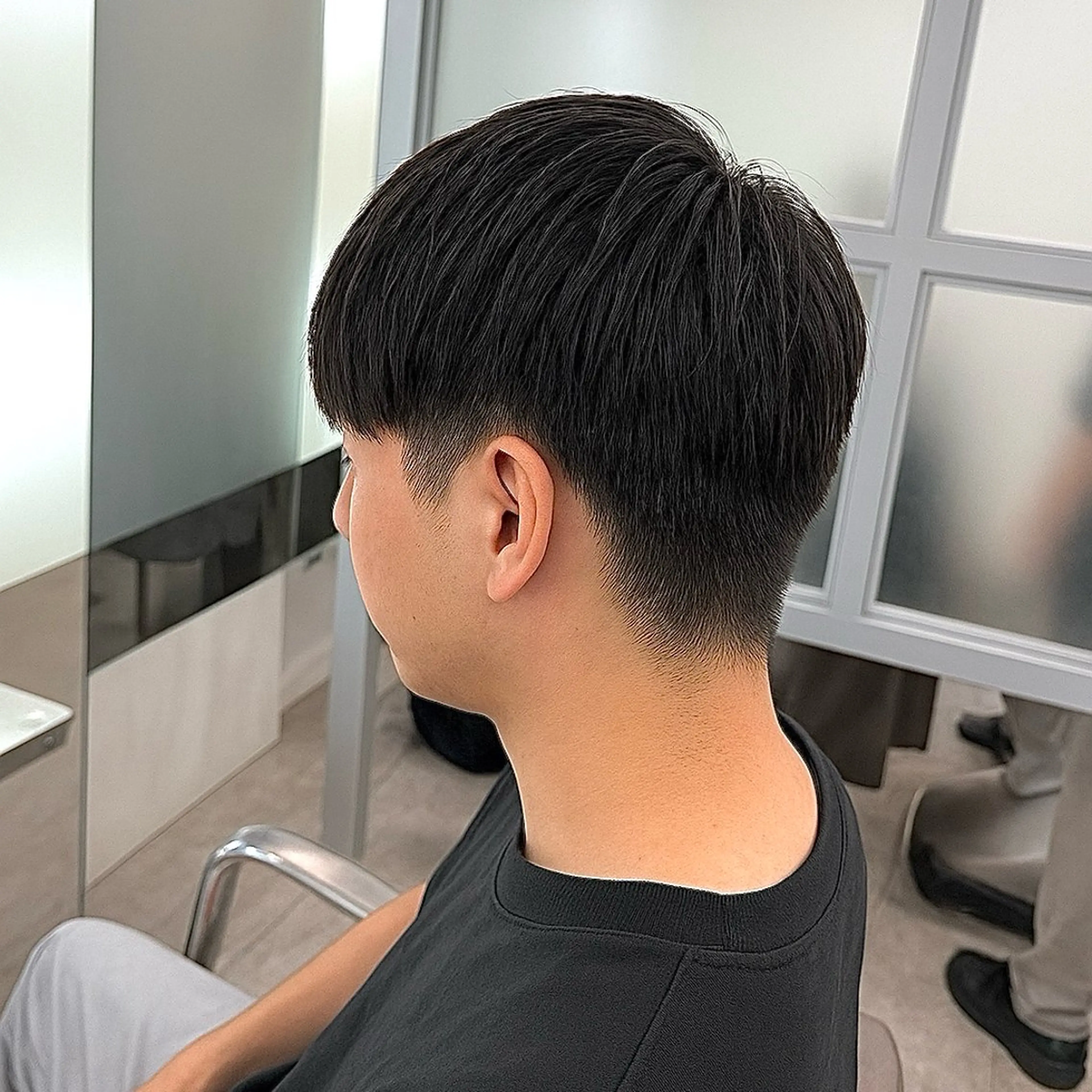 キッズ カット 🦖韓国風マッシュ/ メンズパーマ/羽根田のヘアスタイル