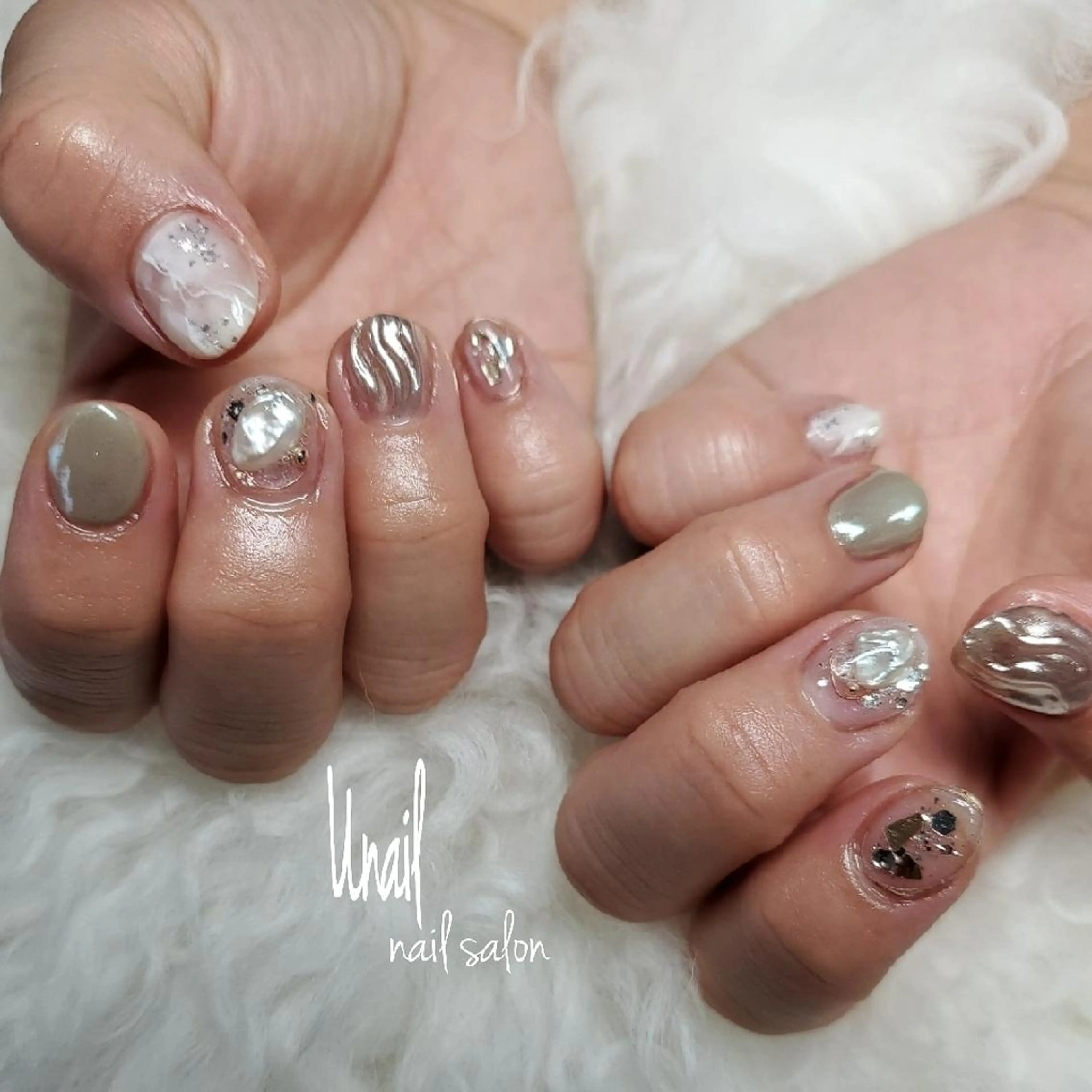 ネイル U nail所属・高橋 千恵のネイルデザイン