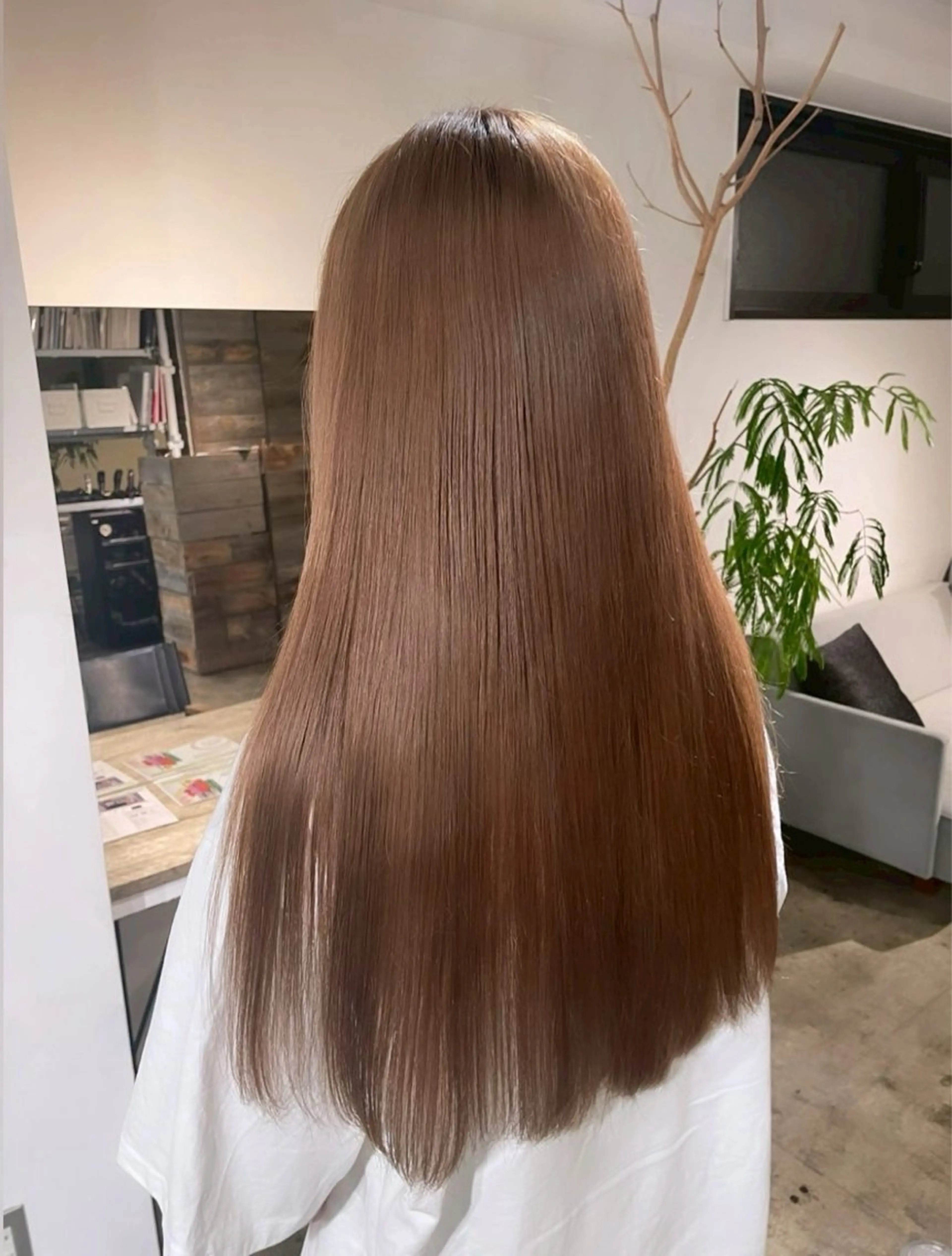 【ミニモ限定】 ✨🌷ナチュラルワンカラー＋艶トリートメント🌷✨ブリーチなしカラー/ヘーゼルカラー/ミルクティーカラーの写真
