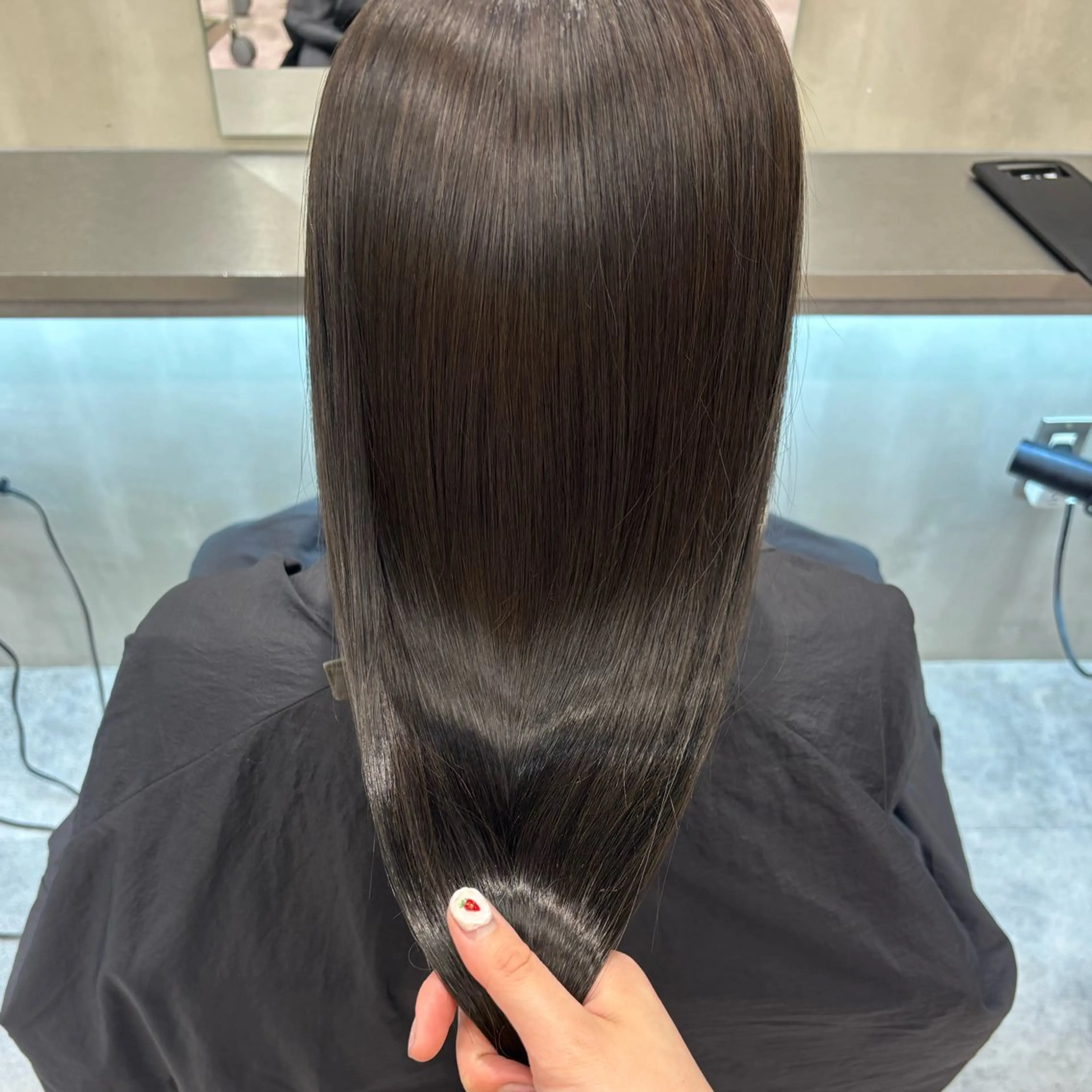 ロング カラー ブリーチ ブリーチなしカラー ヘアカラー 縮毛矯正 The Path ARENのヘアスタイル