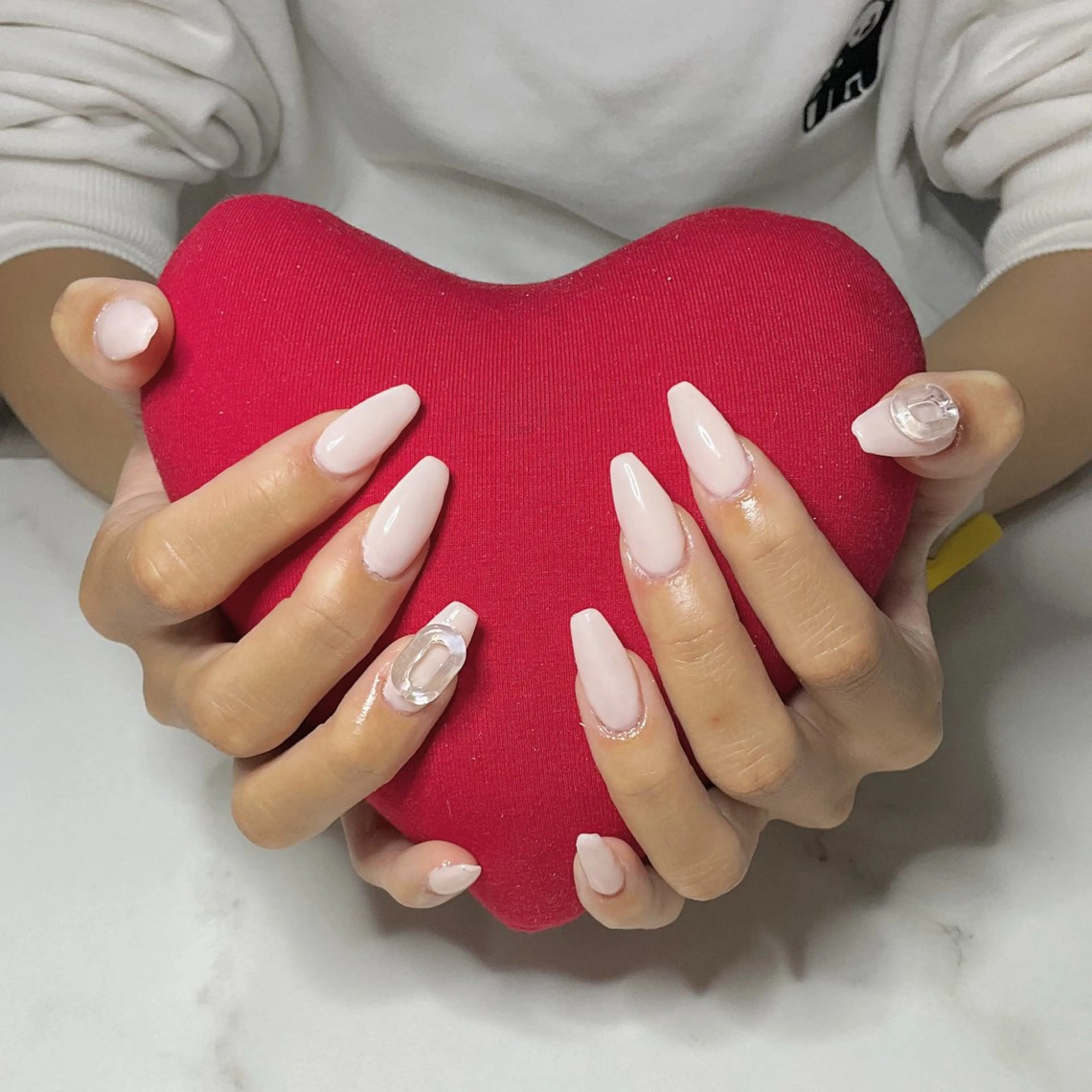 ネイル ワンカラーネイル ハンドネイル 【malunail】 8月15日〜店舗移動のネイルデザイン