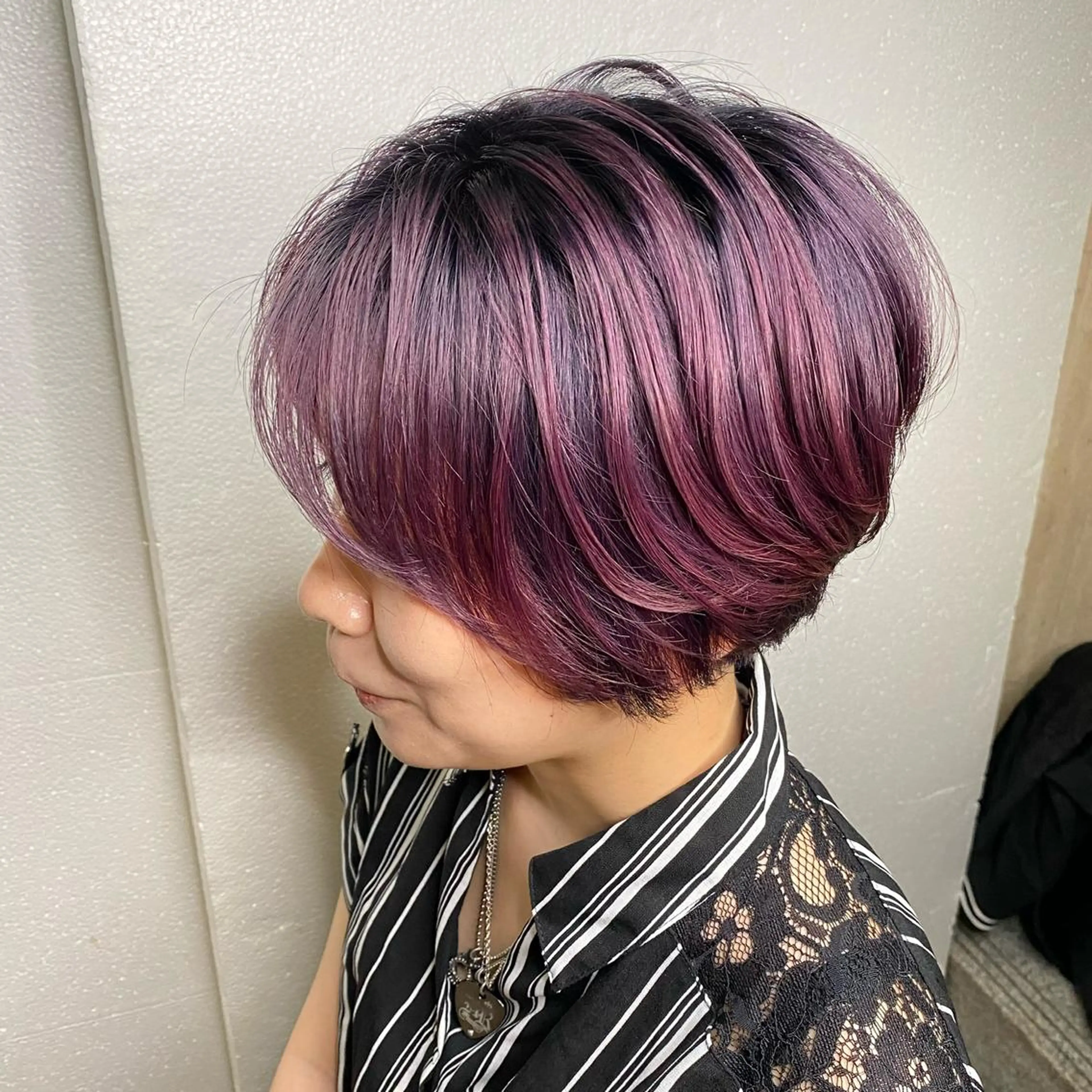 ショート カラー ヘアカラー トリートメント MORROW所属・⭕️ダメージレス特化 髪質改善🥇丸山憲人のヘアスタイル