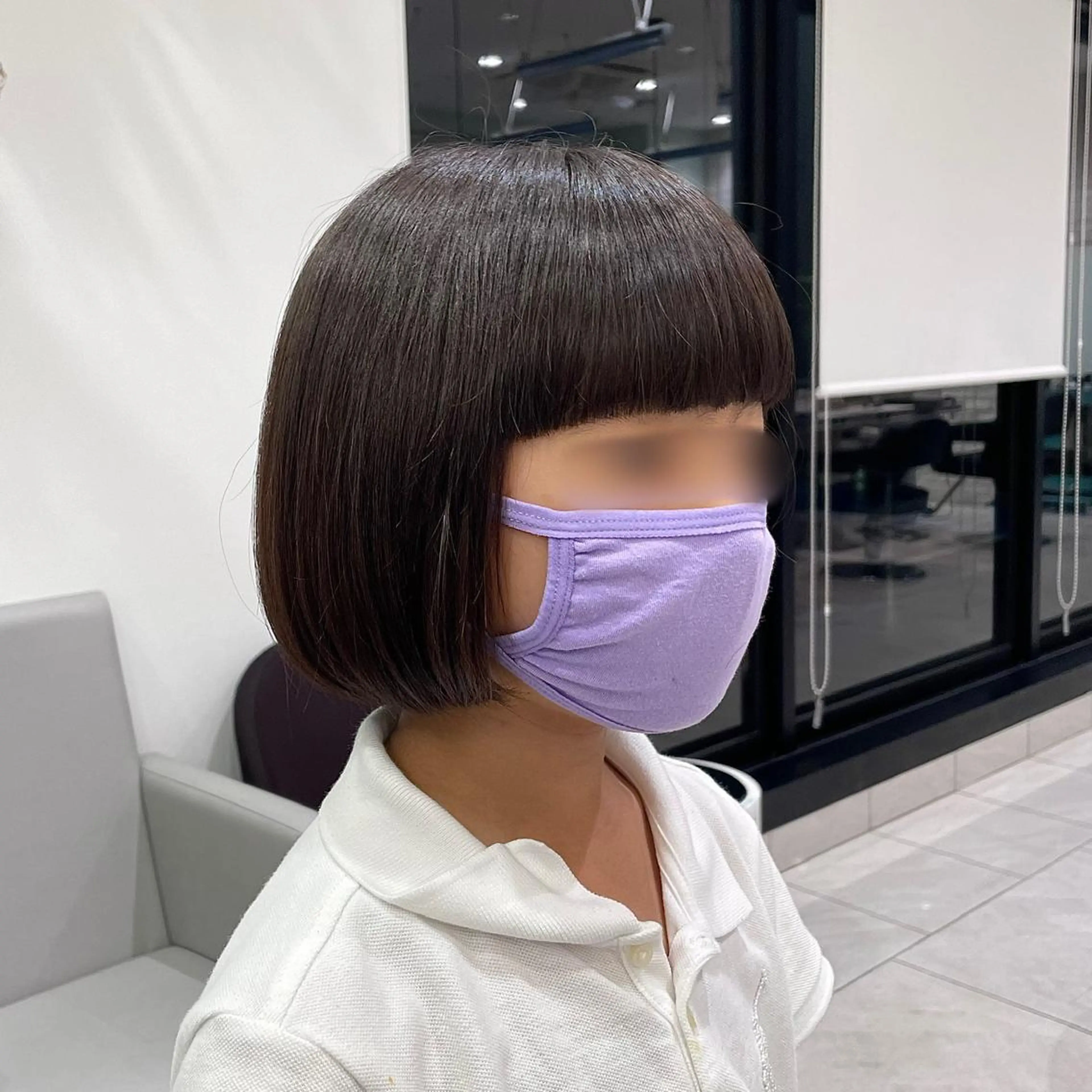 ショート キッズ カット トリートメント ヘアセット パク・ボミン小野リエ 韓国ハーフ🦊のヘアスタイル