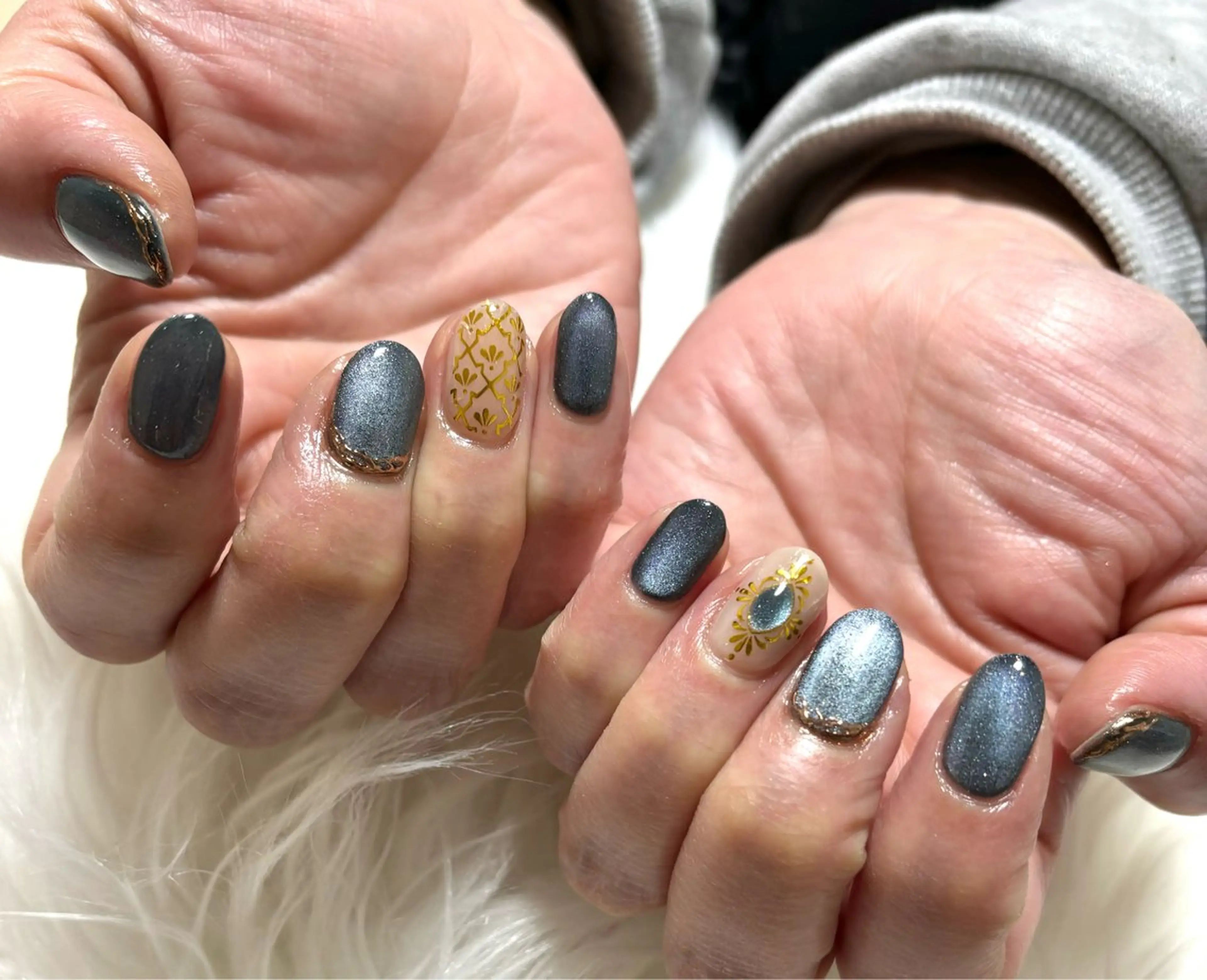 ネイル ハンドネイル nail salon HIRUKANAのネイルデザイン