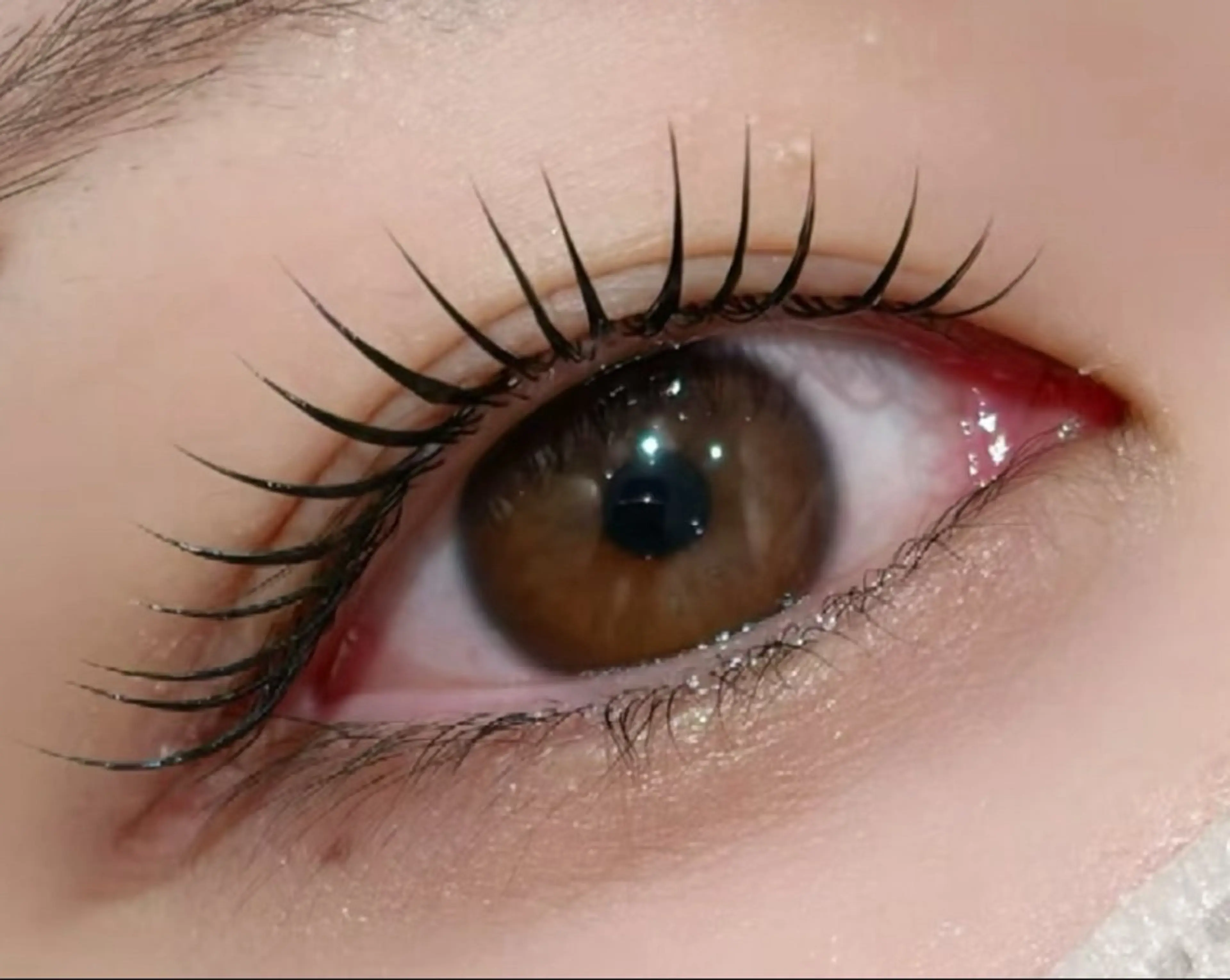 🟡snsで話題‼️韓国風束感まつげパーマ【上】美容液付きの写真