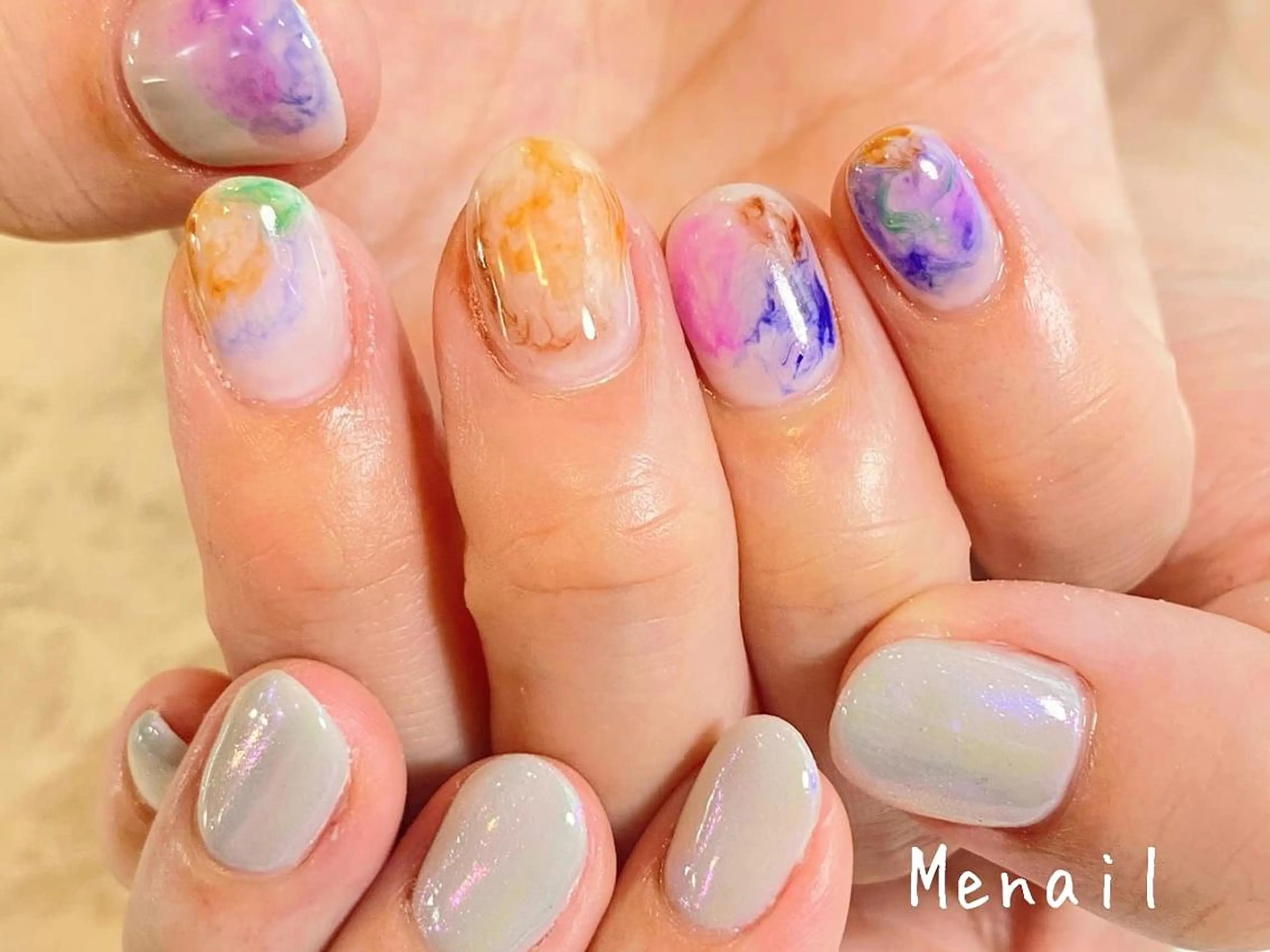 ネイル 韓国ネイル 🎀MENAIL🎀 シンプル系/POP系のネイルデザイン