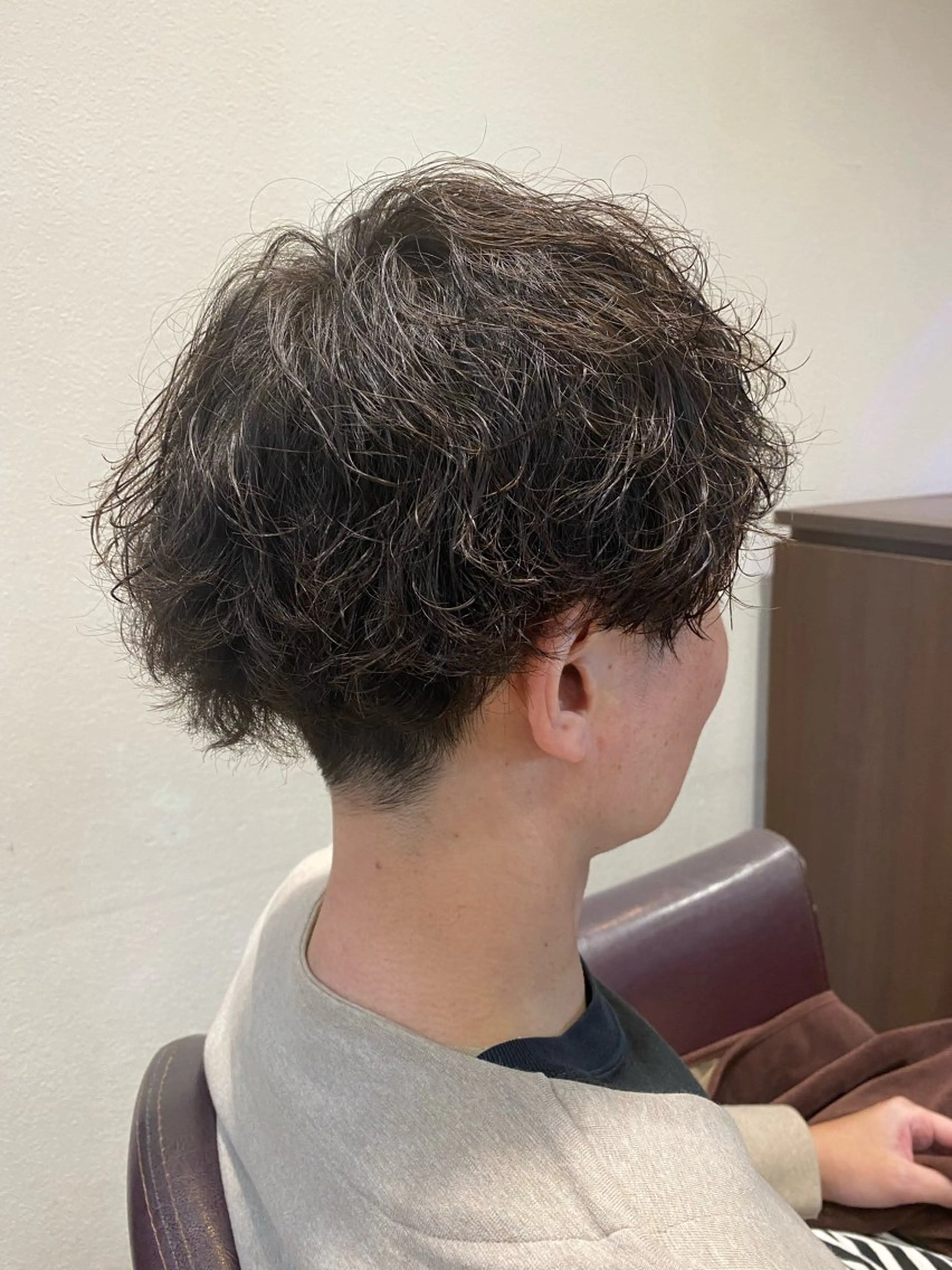 パーマ メンズ カット パーマ 仲井 充のヘアスタイル