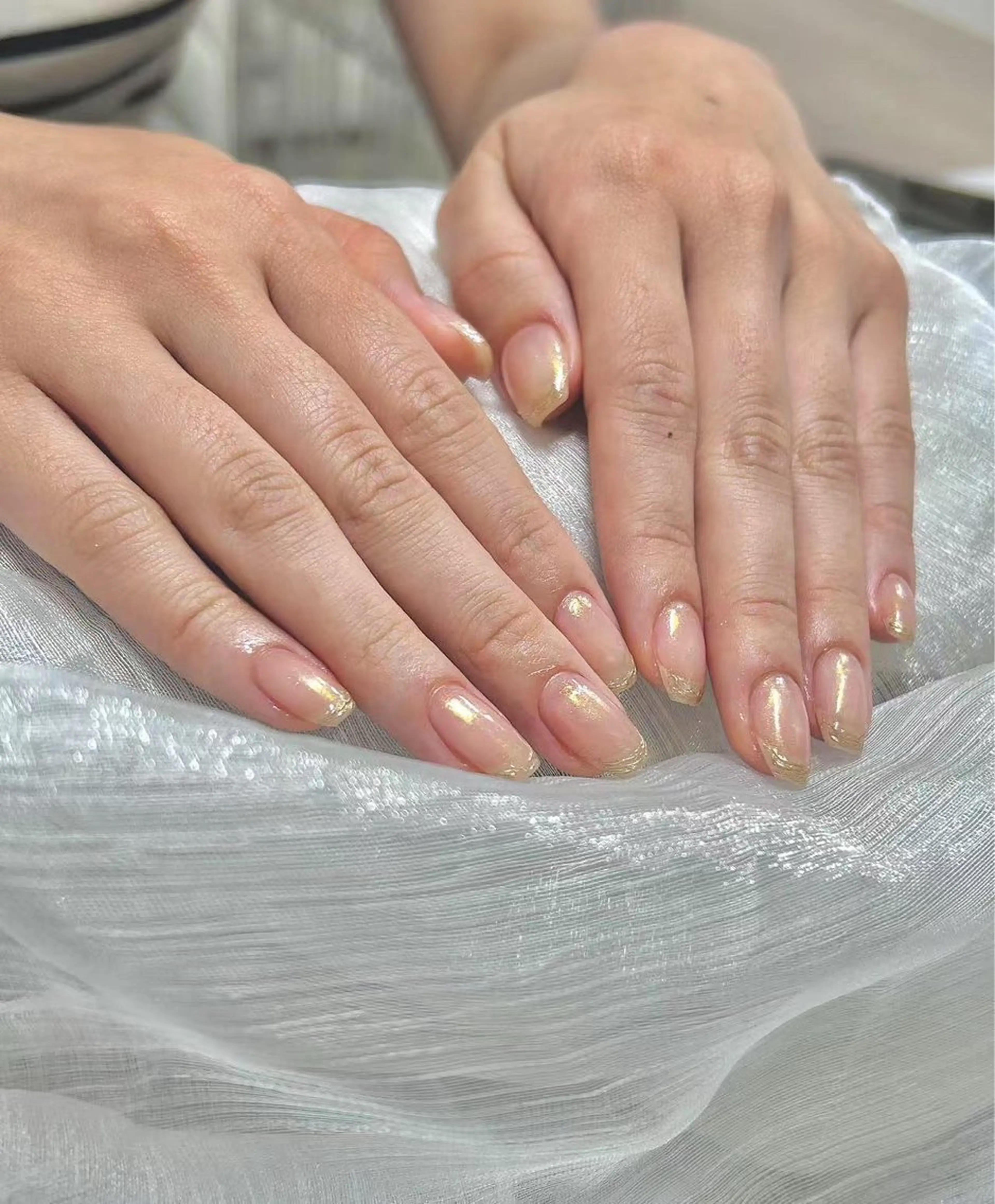 ネイル スカルプネイル シンプルネイル Lunailsalon所属・Lu nailsalonのネイルデザイン