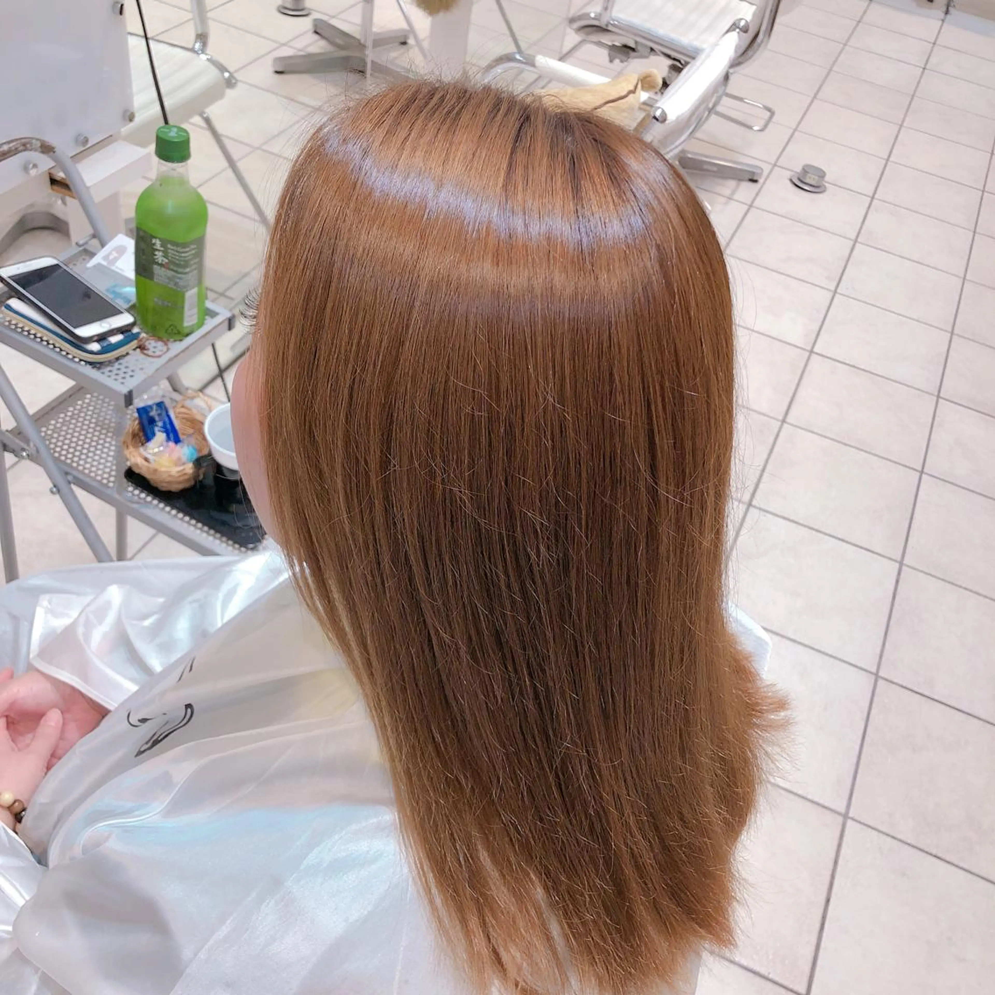 髪質改善トリートメント＋フルカラーの写真