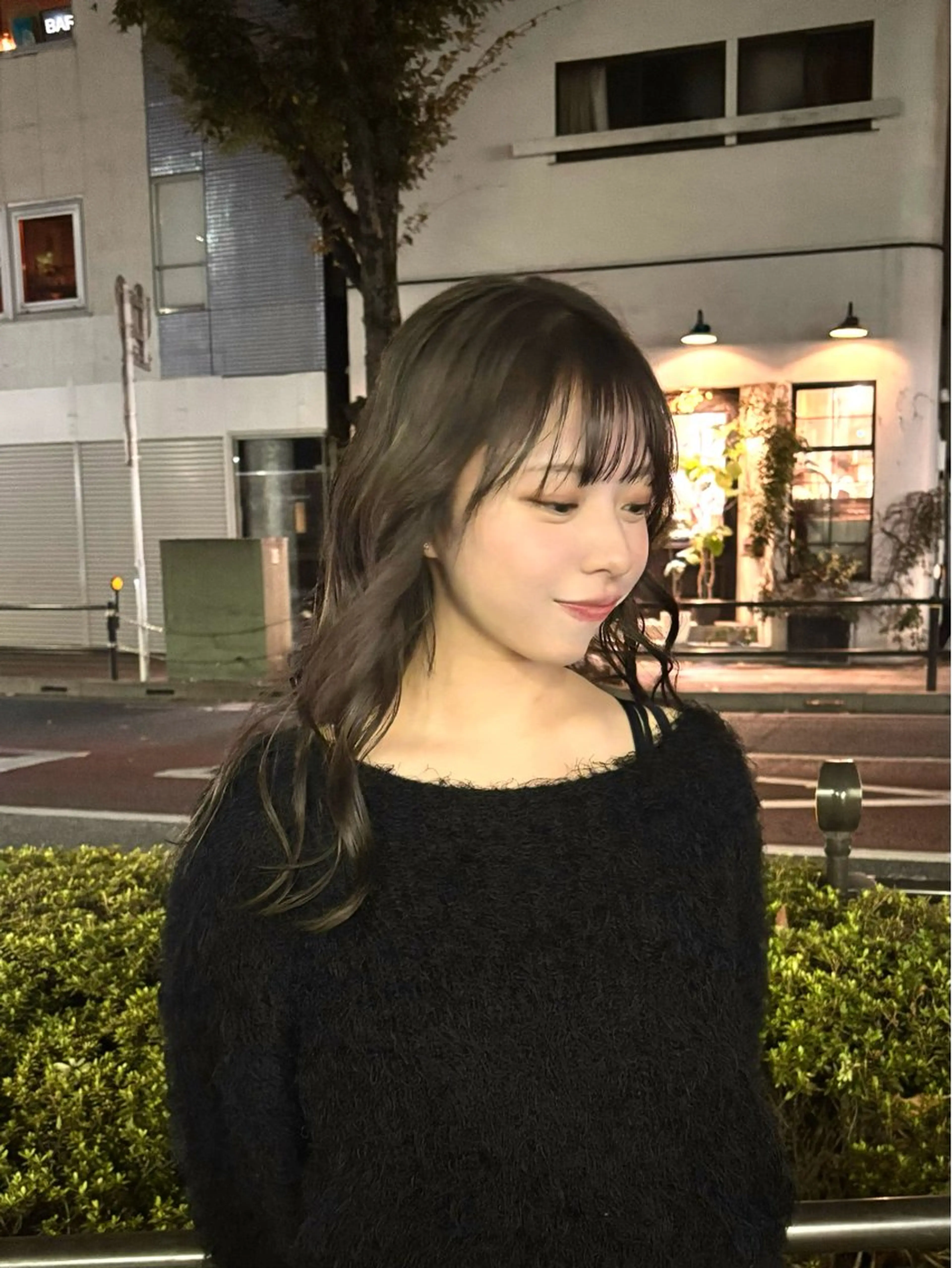 ミディアム カラー ヘアカラー トリートメント 🫧ブリーチ／カラー 🫧　鈴木敏文のヘアスタイル
