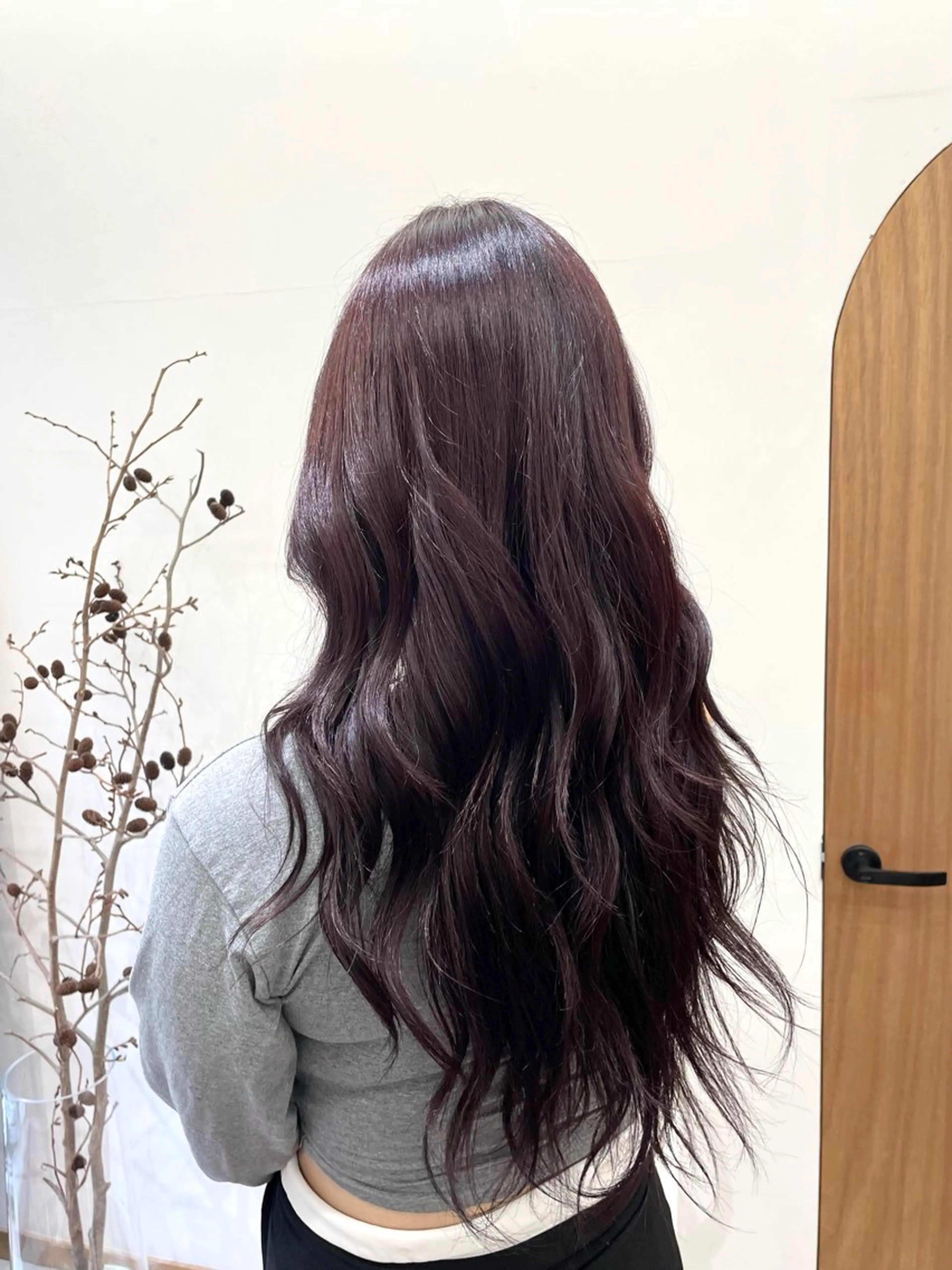 ロング カラー ブリーチ 透明感カラー ダブルカラー ブリーチなしカラー レッドカラー カット ヘアカラー 慎太朗/メンズカット /メンズパーマのヘアスタイル