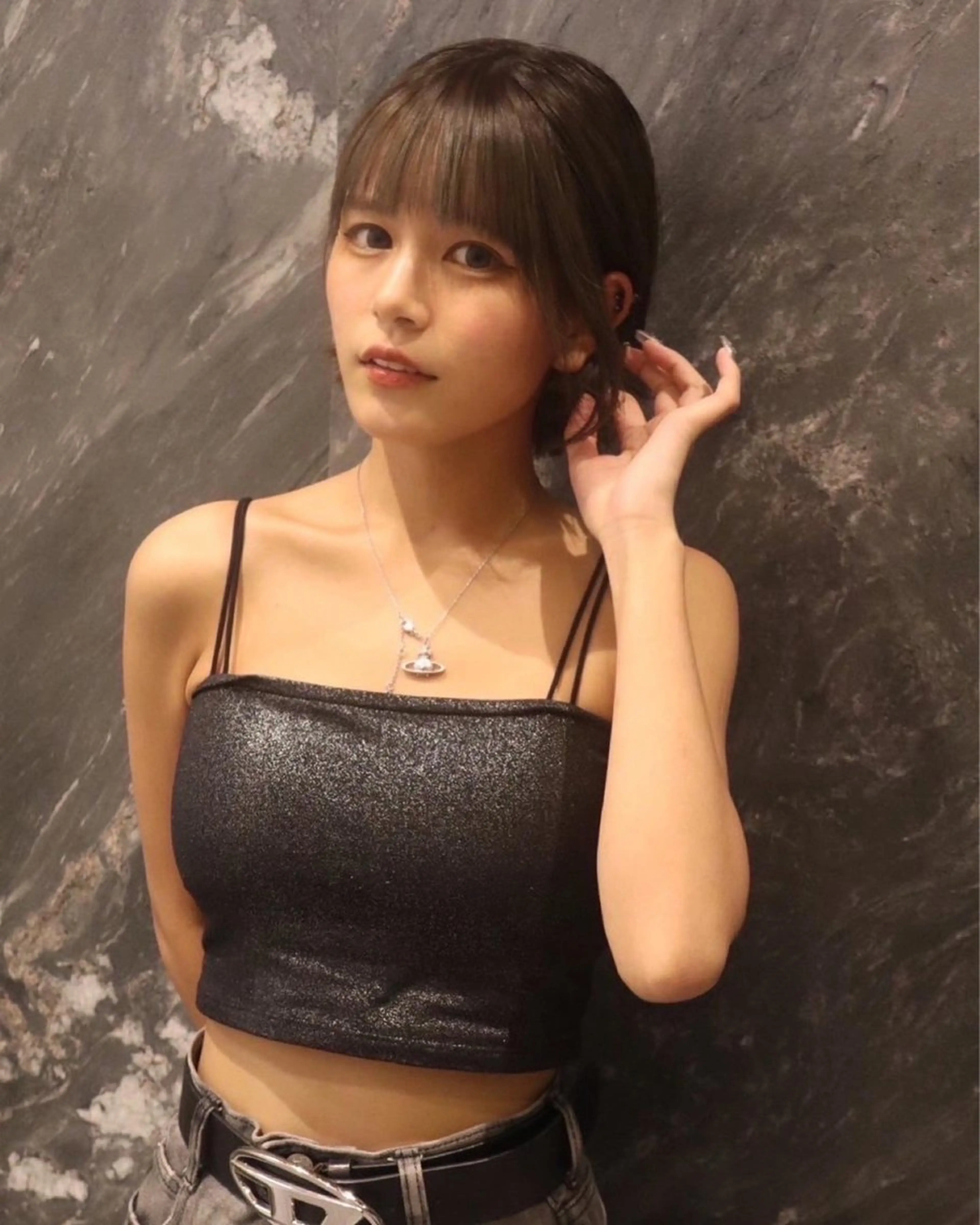 ミディアム カラー レイヤーカット /ハイトーンchaoのヘアスタイル