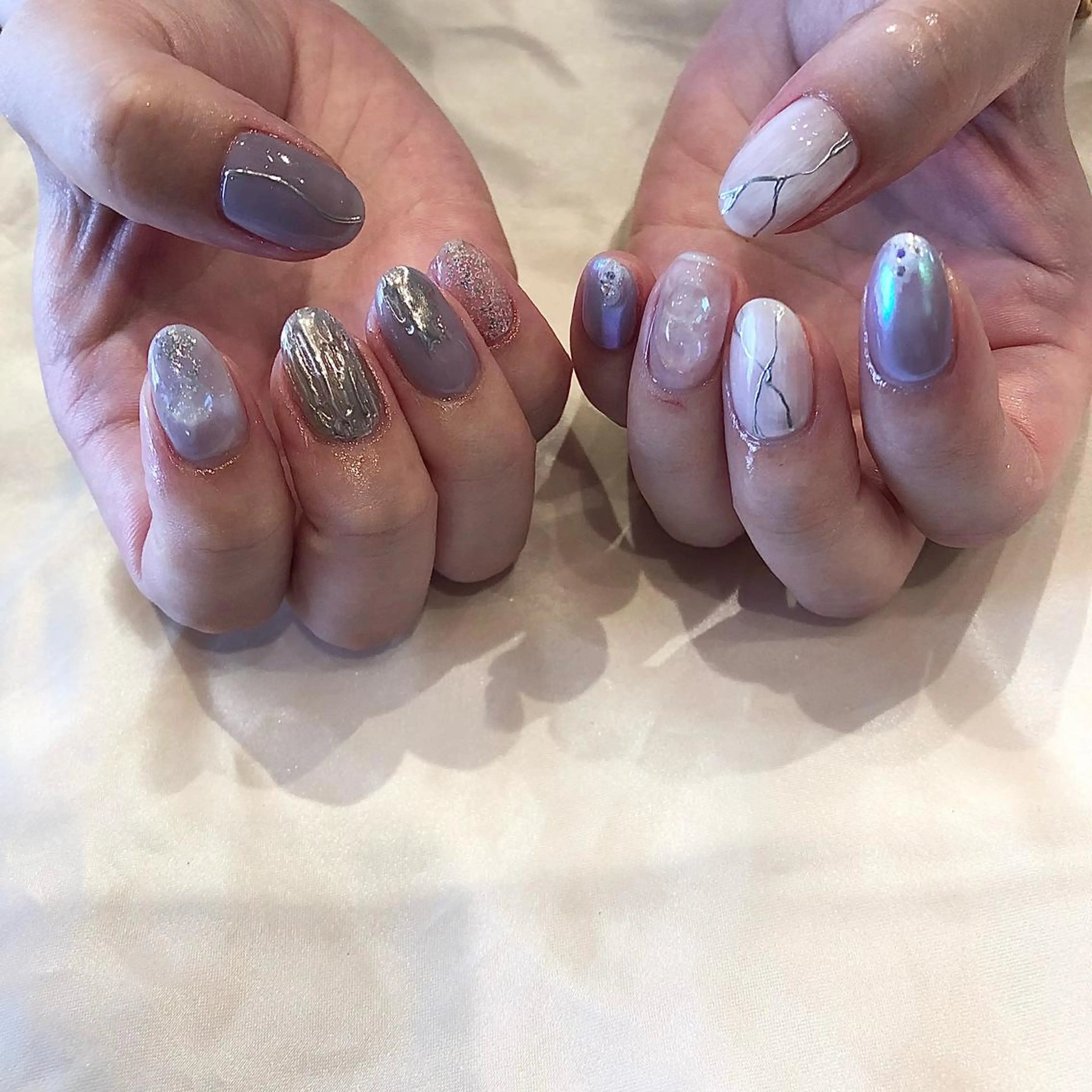 ネイル ☽ ☾のネイルデザイン