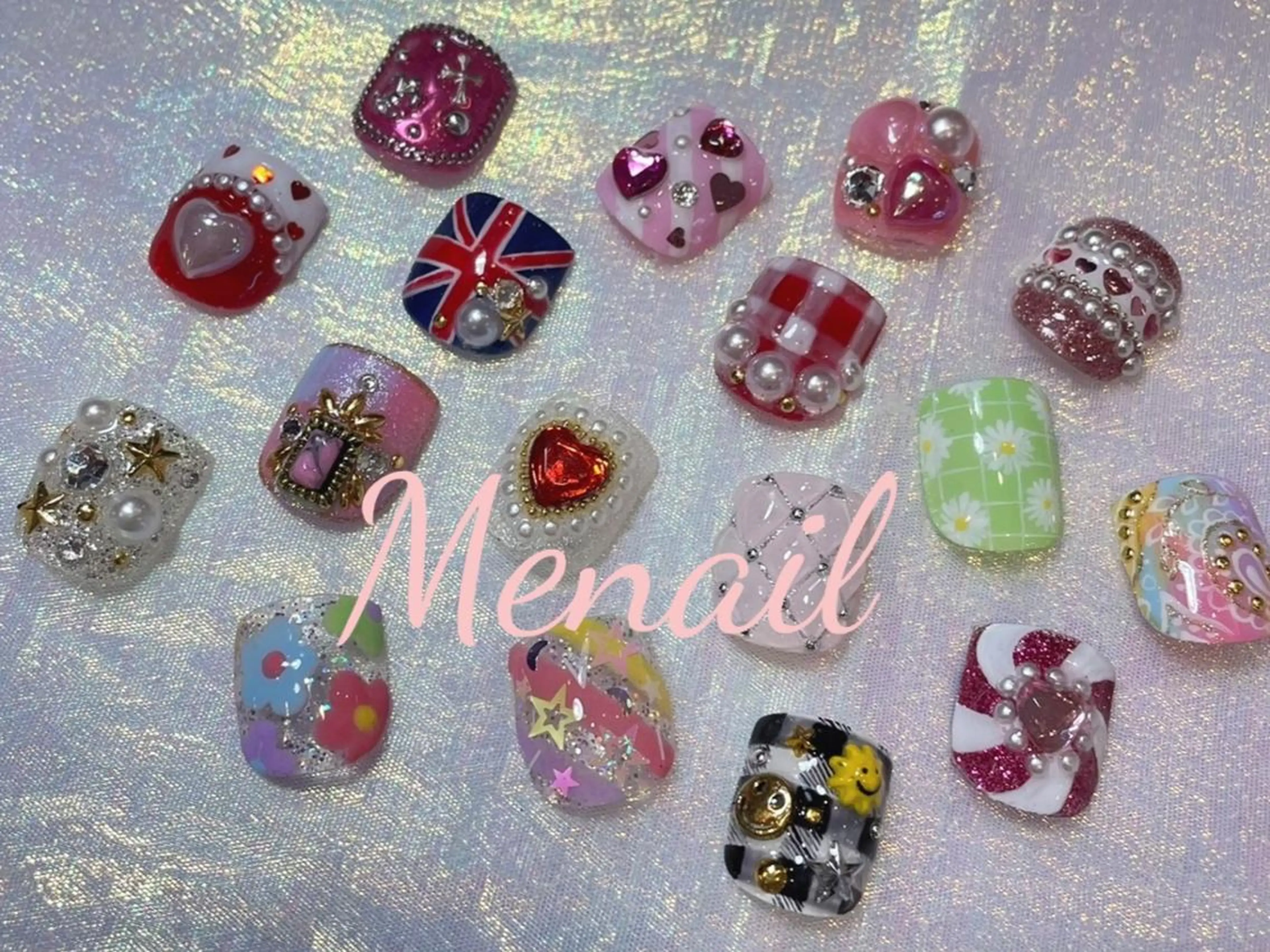 ネイル 🤍POP可愛い🧸 Menailのネイルデザイン