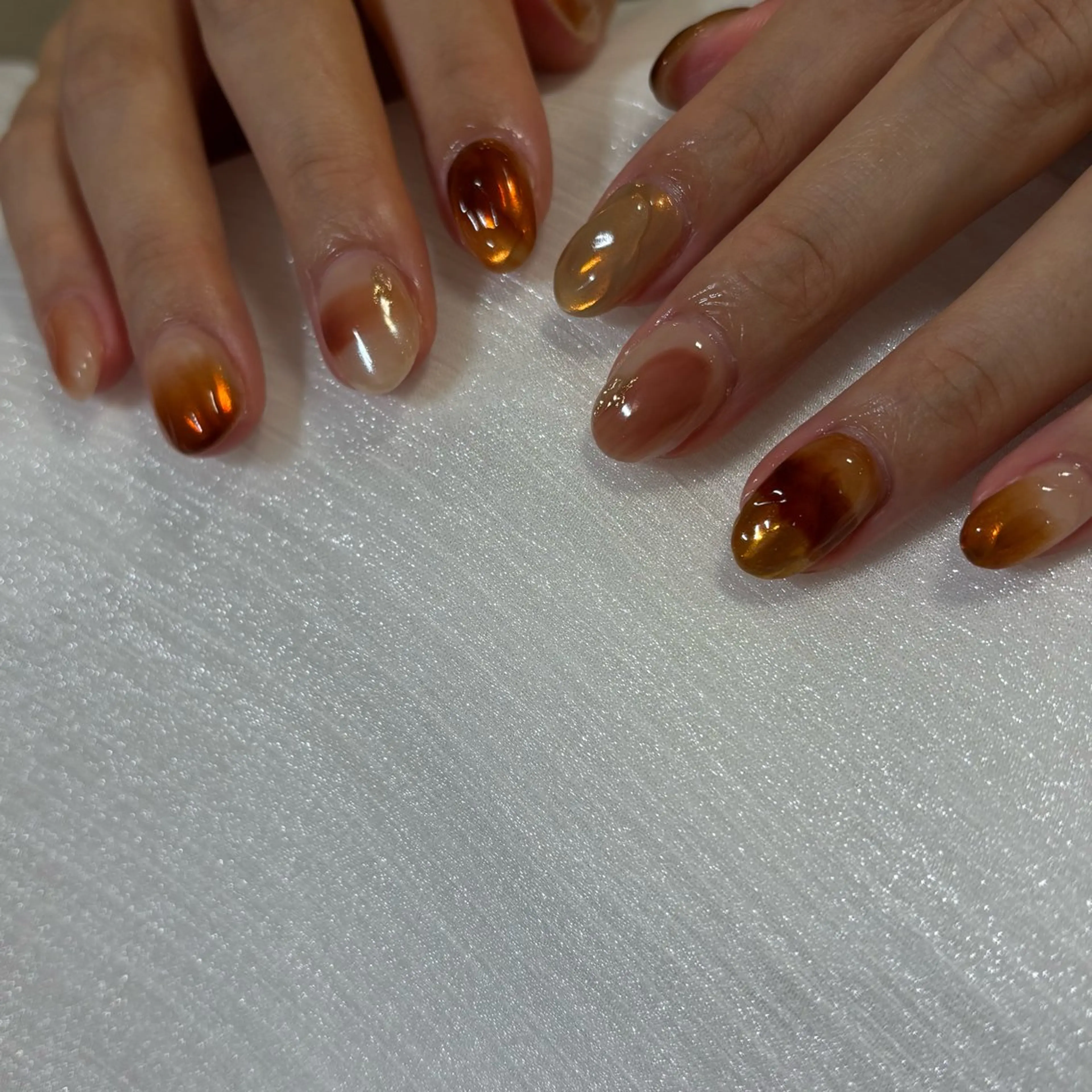 ネイル ニュアンスネイル ハンドネイル Lélia nail Himariのネイルデザイン
