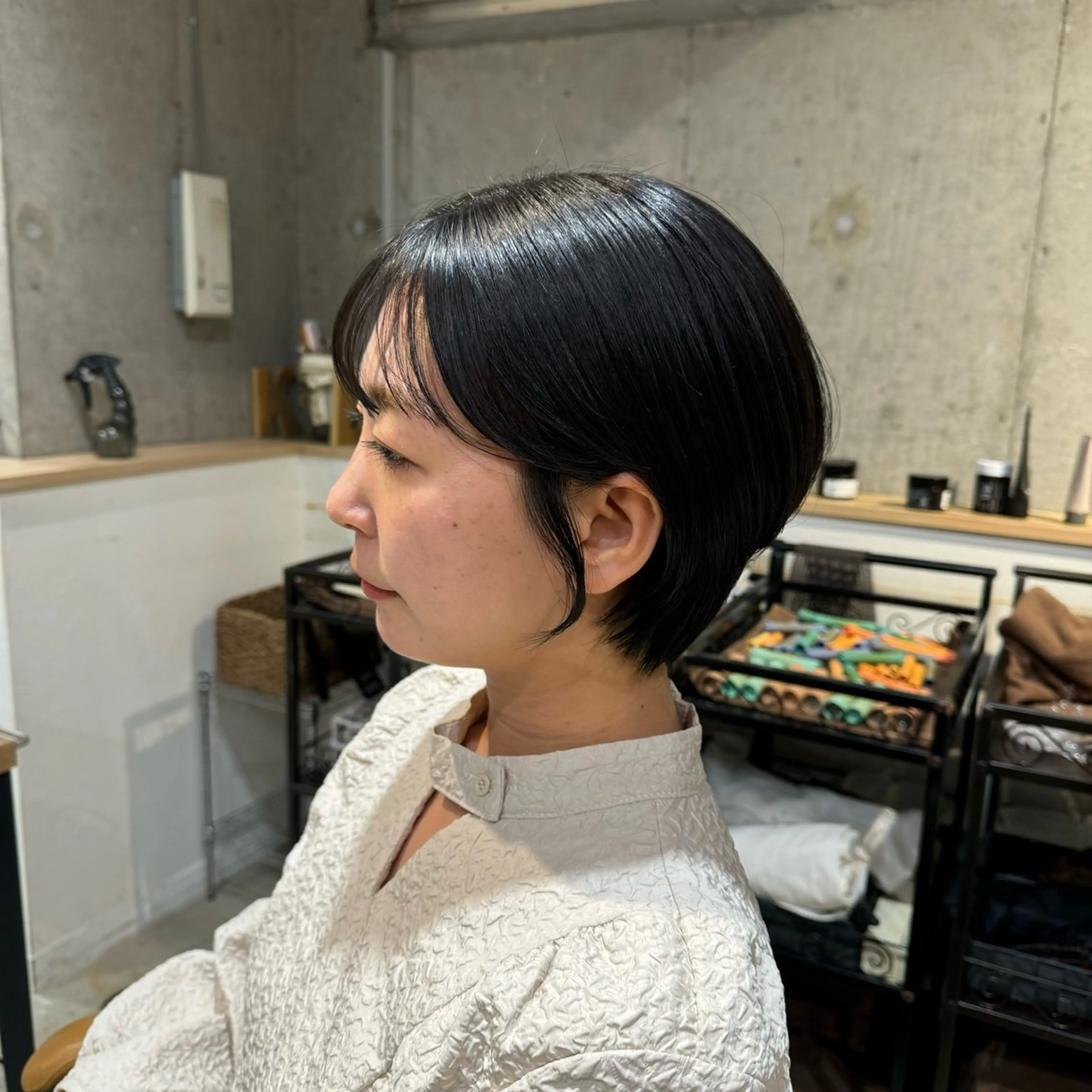 ショート 丸みショート ショートヘア モテ艶髪 🎀himari🎀のヘアスタイル