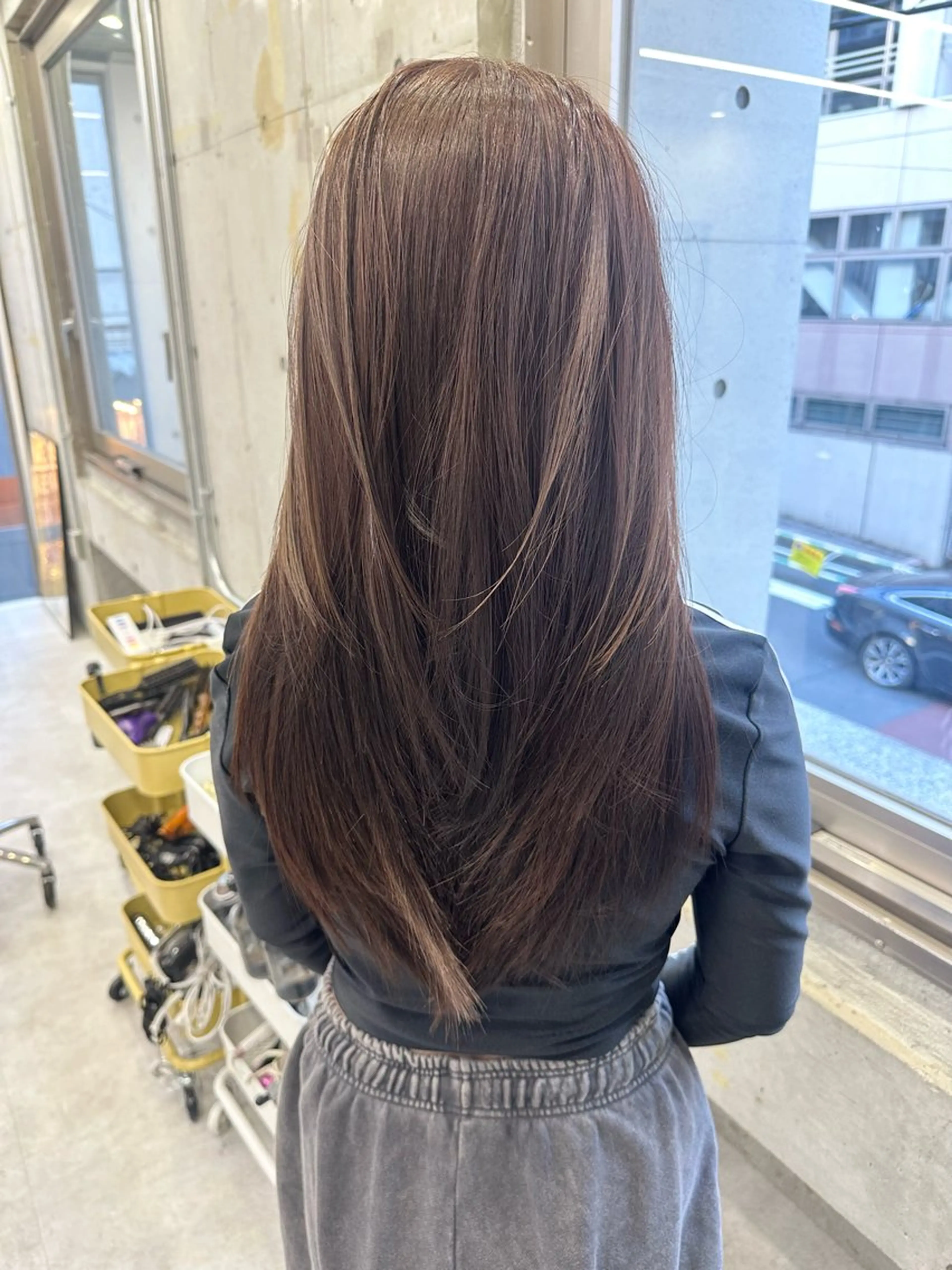 ロング カラー カット ヘアカラー トリートメント MAI/髪質改善/ 幹細胞トリートメントのヘアスタイル