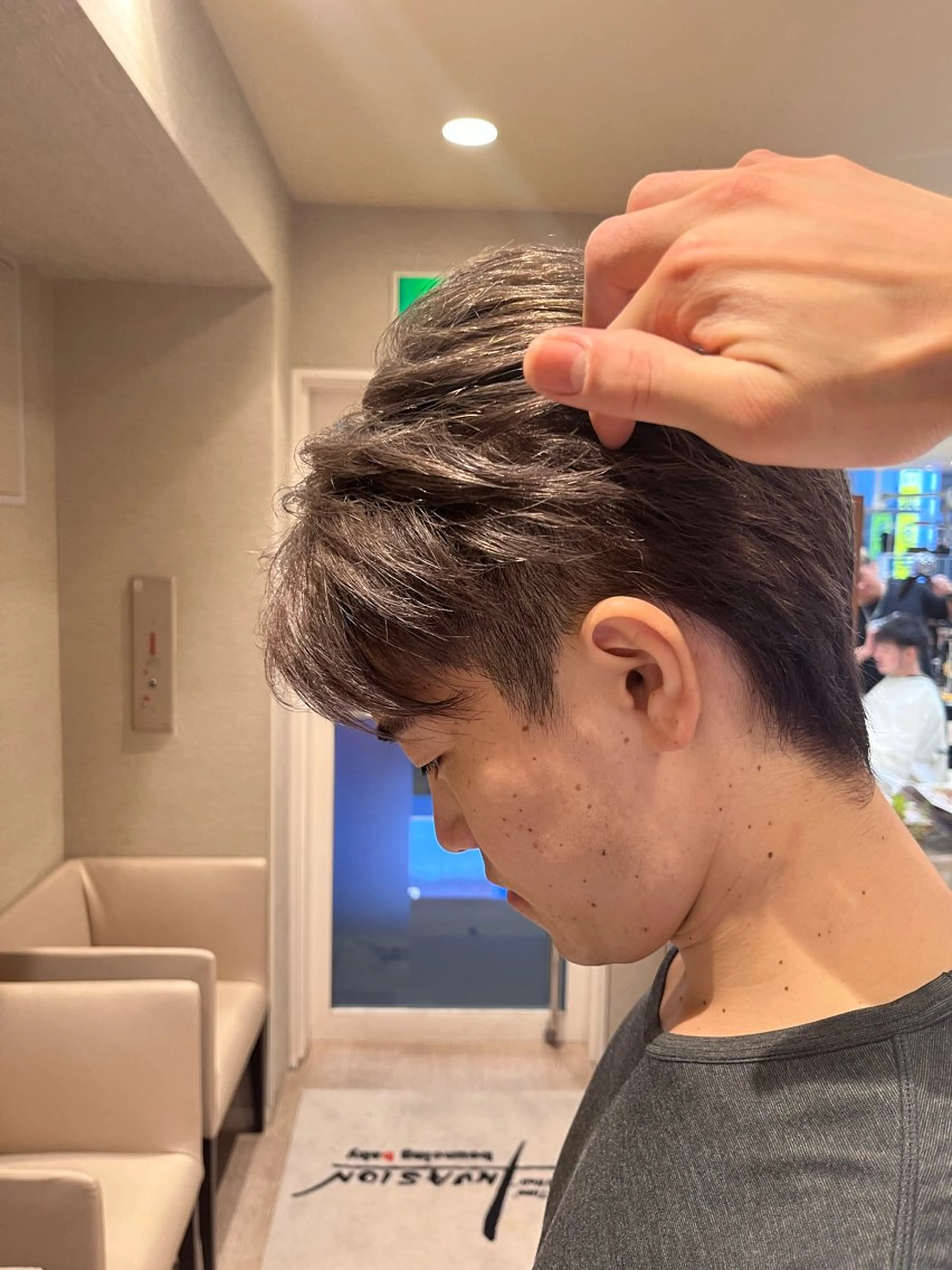 ショート カラー メンズ dogstar小林諒 レイヤー/パーマのヘアスタイル