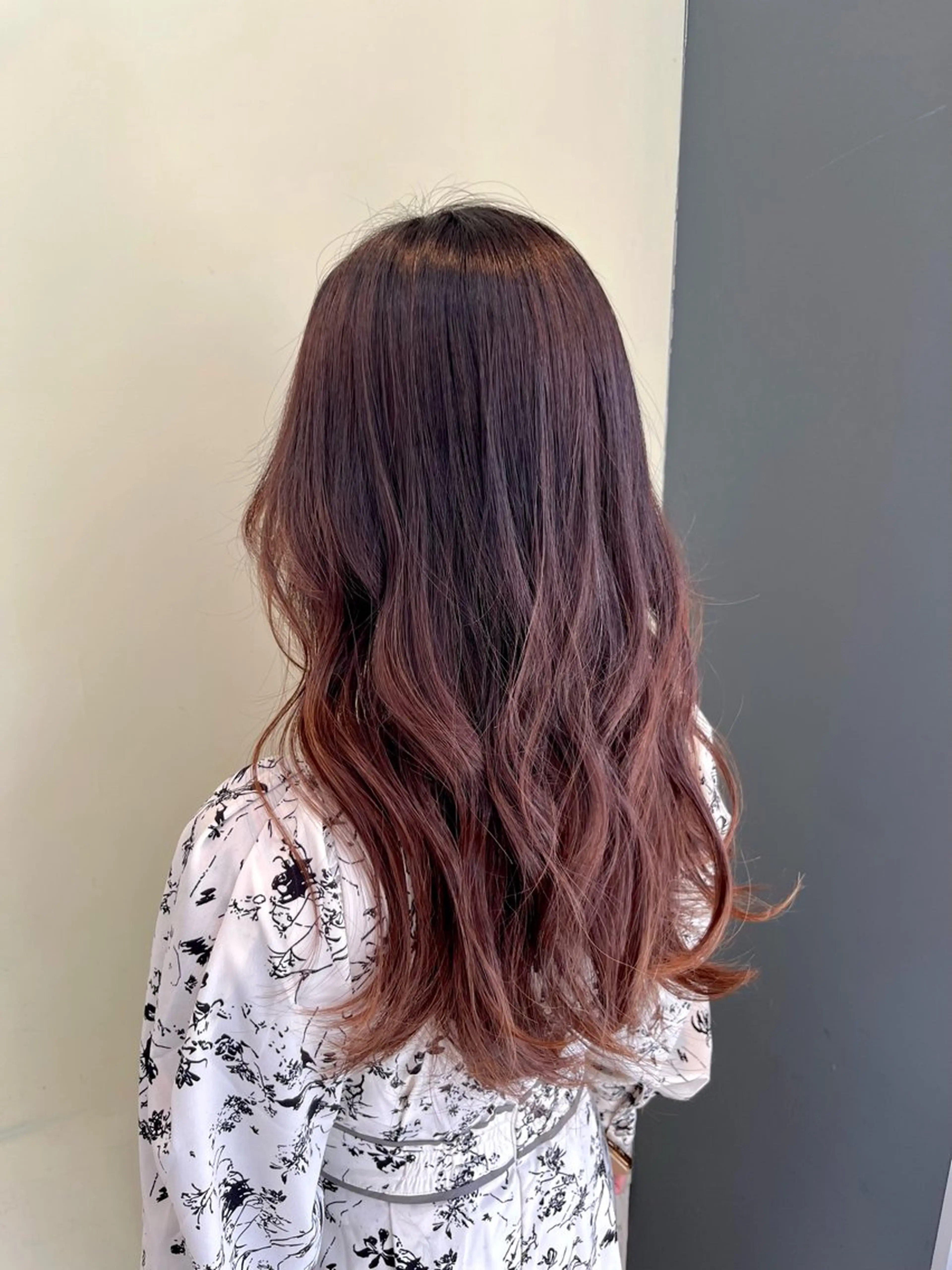 ロング カット ヘアカラー トリートメント SHIN 白楽店/Loops所属・髪質改善/かわの ひとしのヘアスタイル