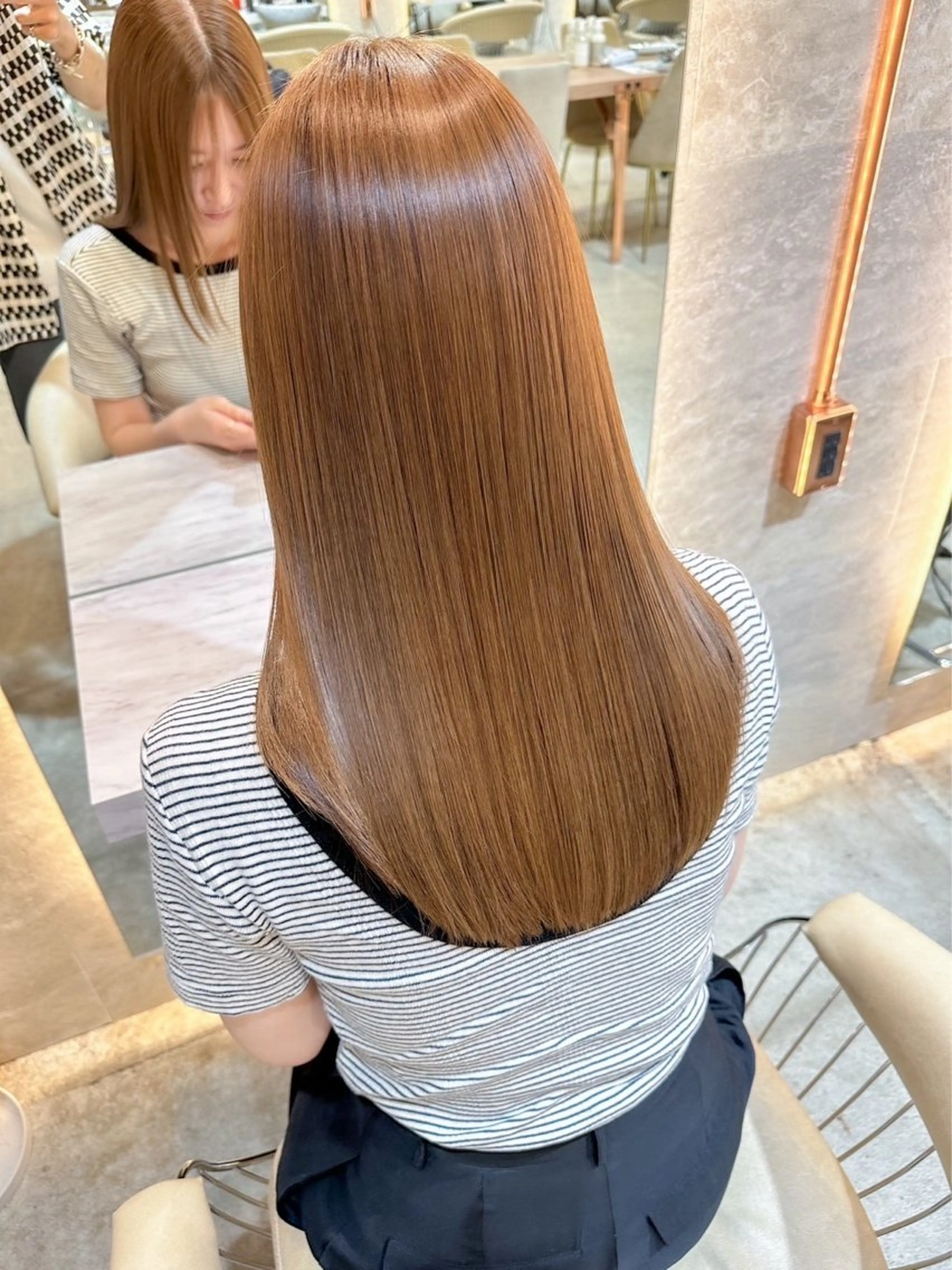ロング カット ヘアカラー 縮毛矯正 トリートメント 🌹ボブ/髪質改善 韓国レイヤー🌹澤口のヘアスタイル